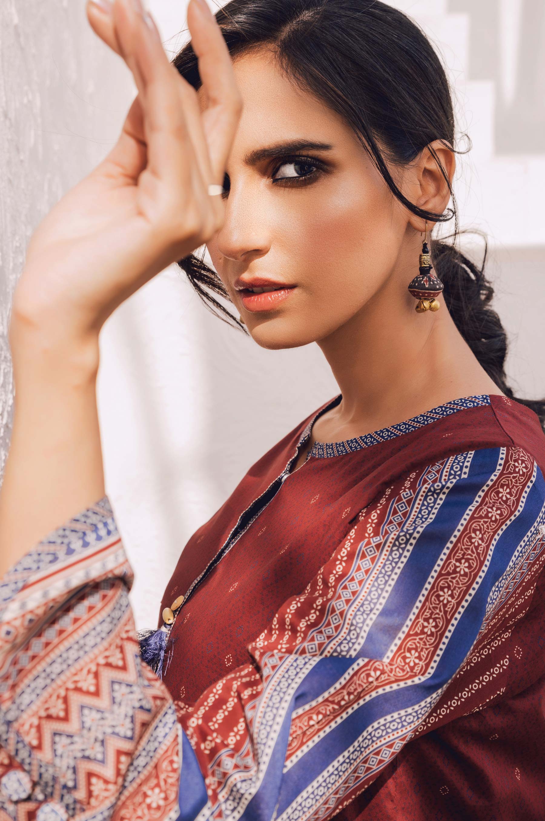 Stitched 1 Piece Digital Printed Doria Lawn Shirt - Image 4