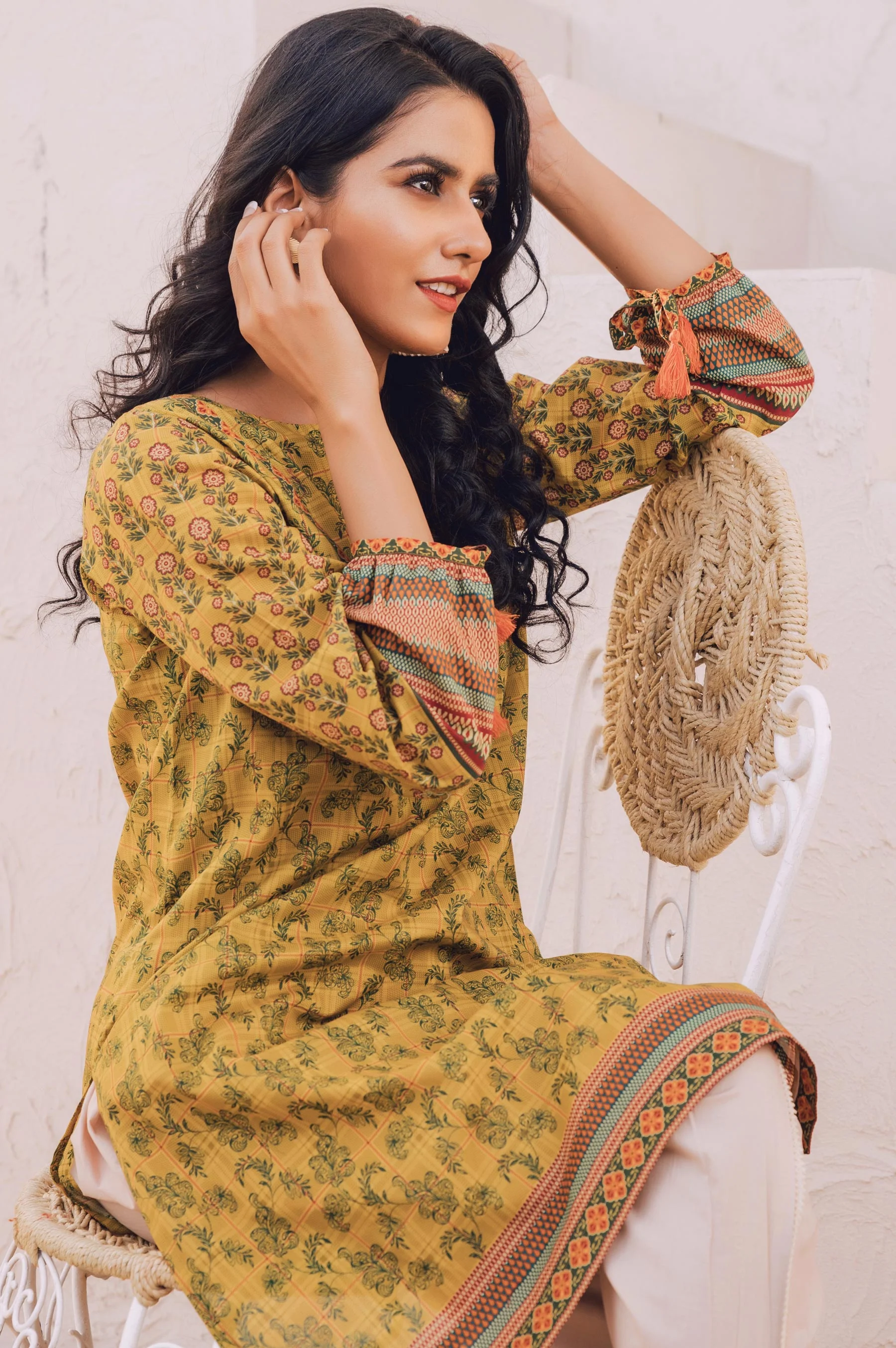 Stitched 1 Piece Digital Printed Doria Lawn Shirt - Image 4