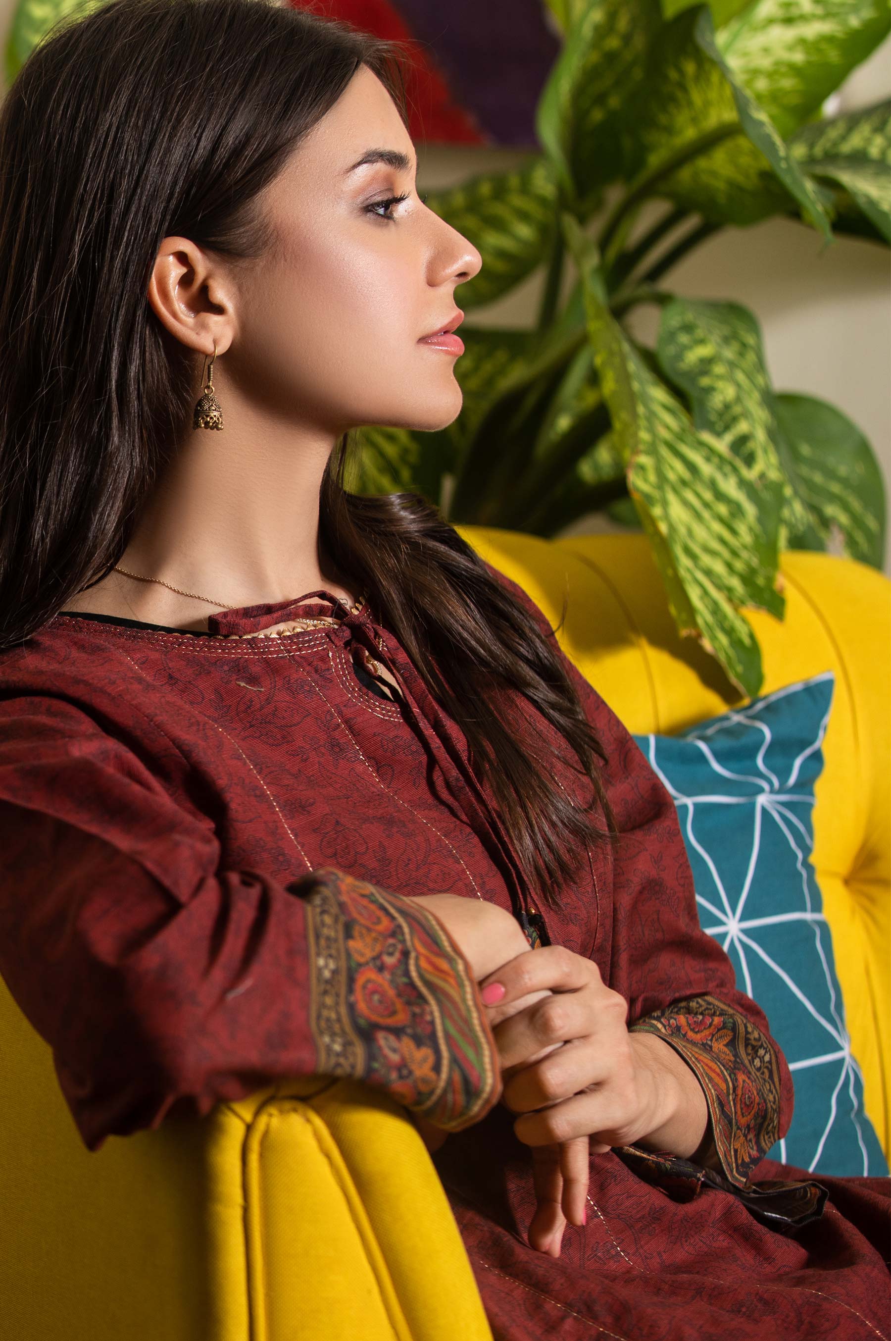 Stitched 1 Piece Digital Printed Khaddar Shirt - Image 2