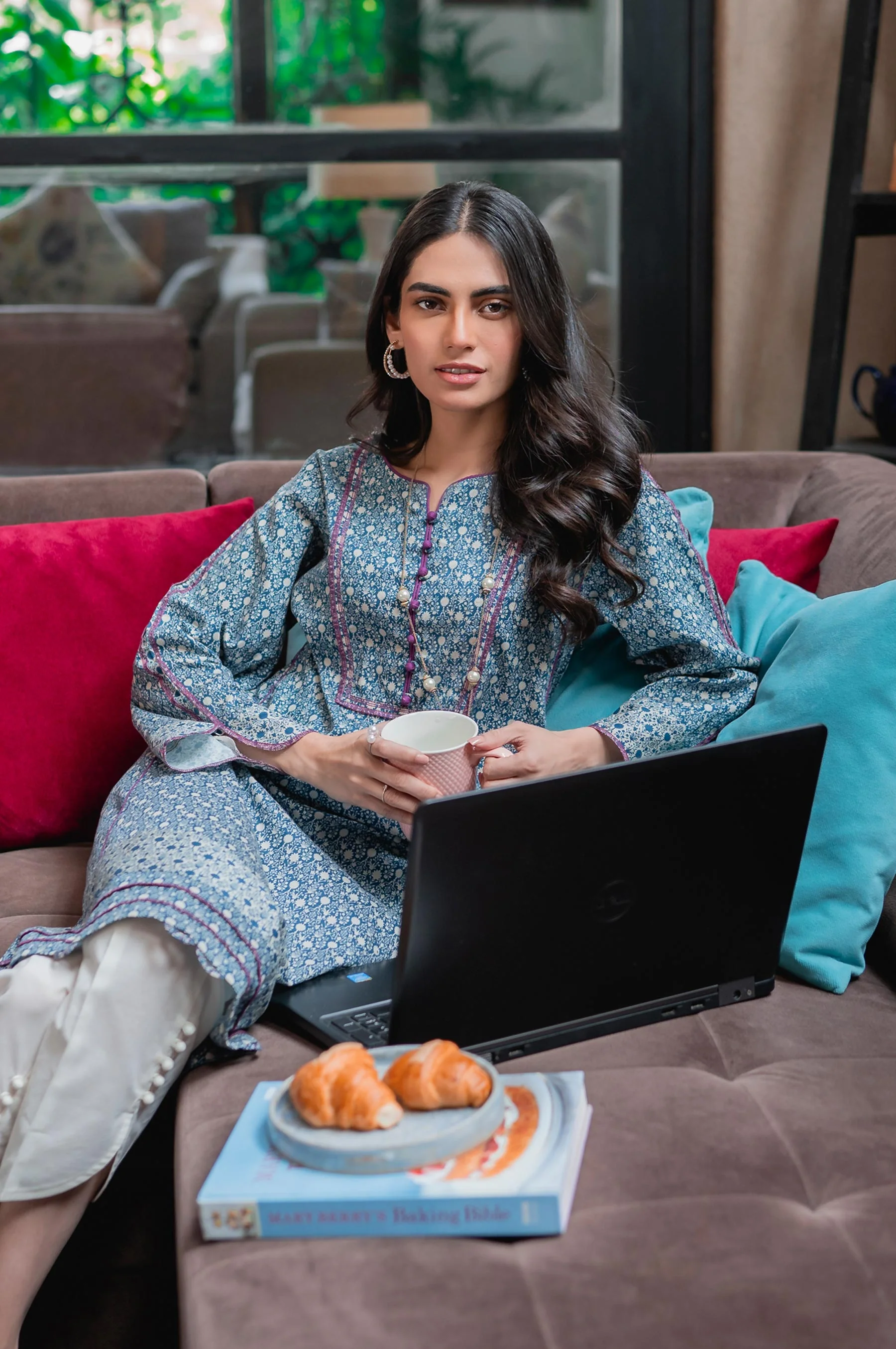 Stitched 1 Piece Digital Printed Khaddar Shirt - Image 3