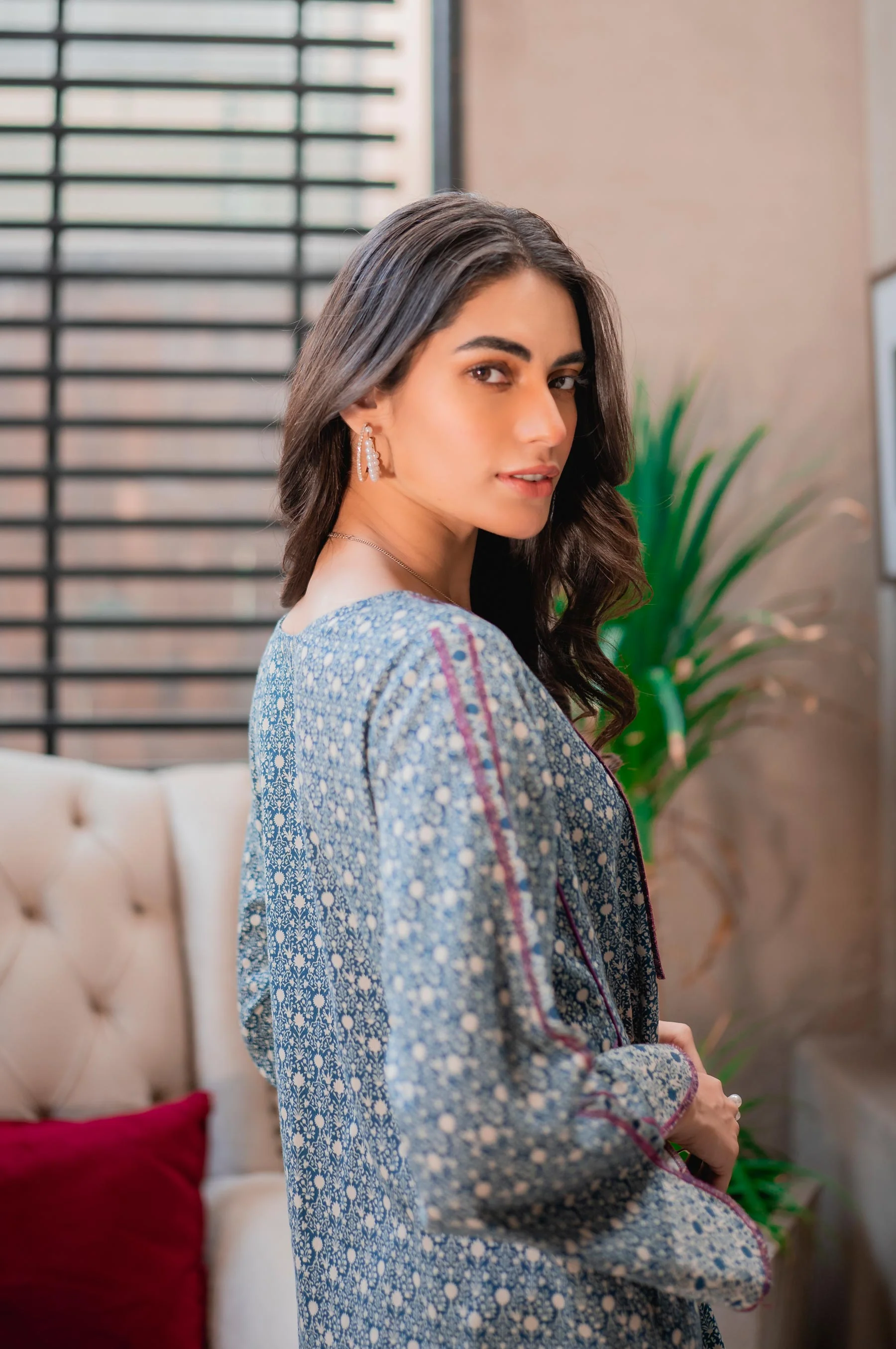 Stitched 1 Piece Digital Printed Khaddar Shirt - Image 4