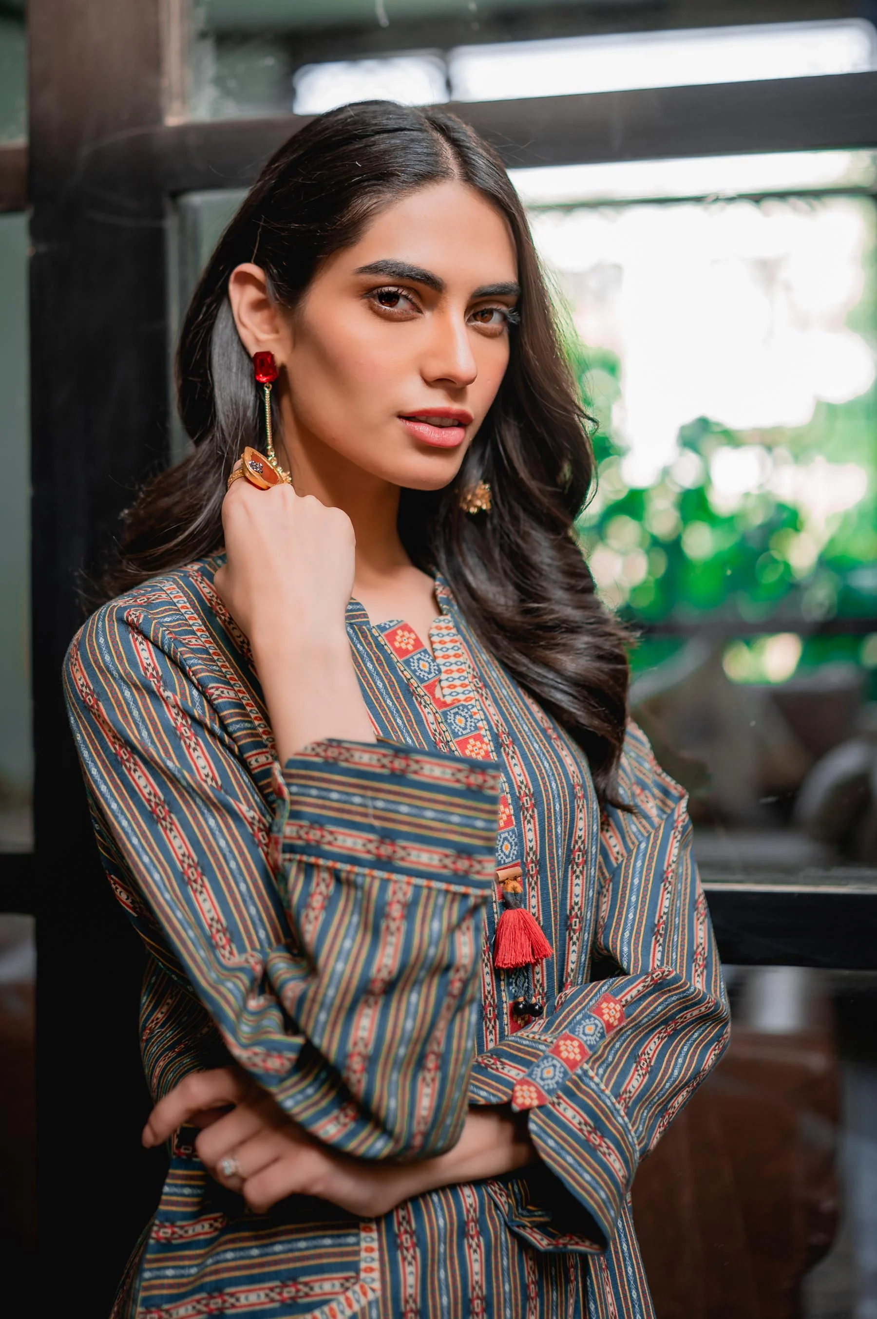 Stitched 1 Piece Digital Printed Khaddar Shirt - Image 3