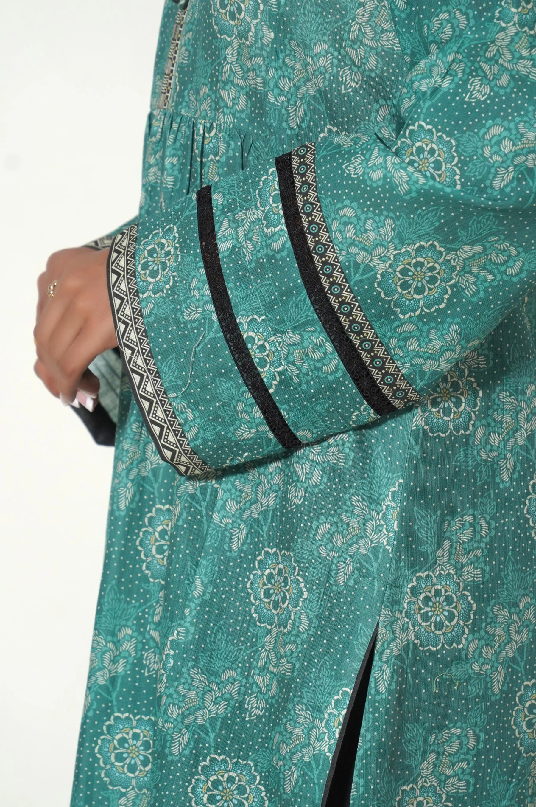 Stitched 1 Piece Digital Printed Khaddar Shirt - Image 5