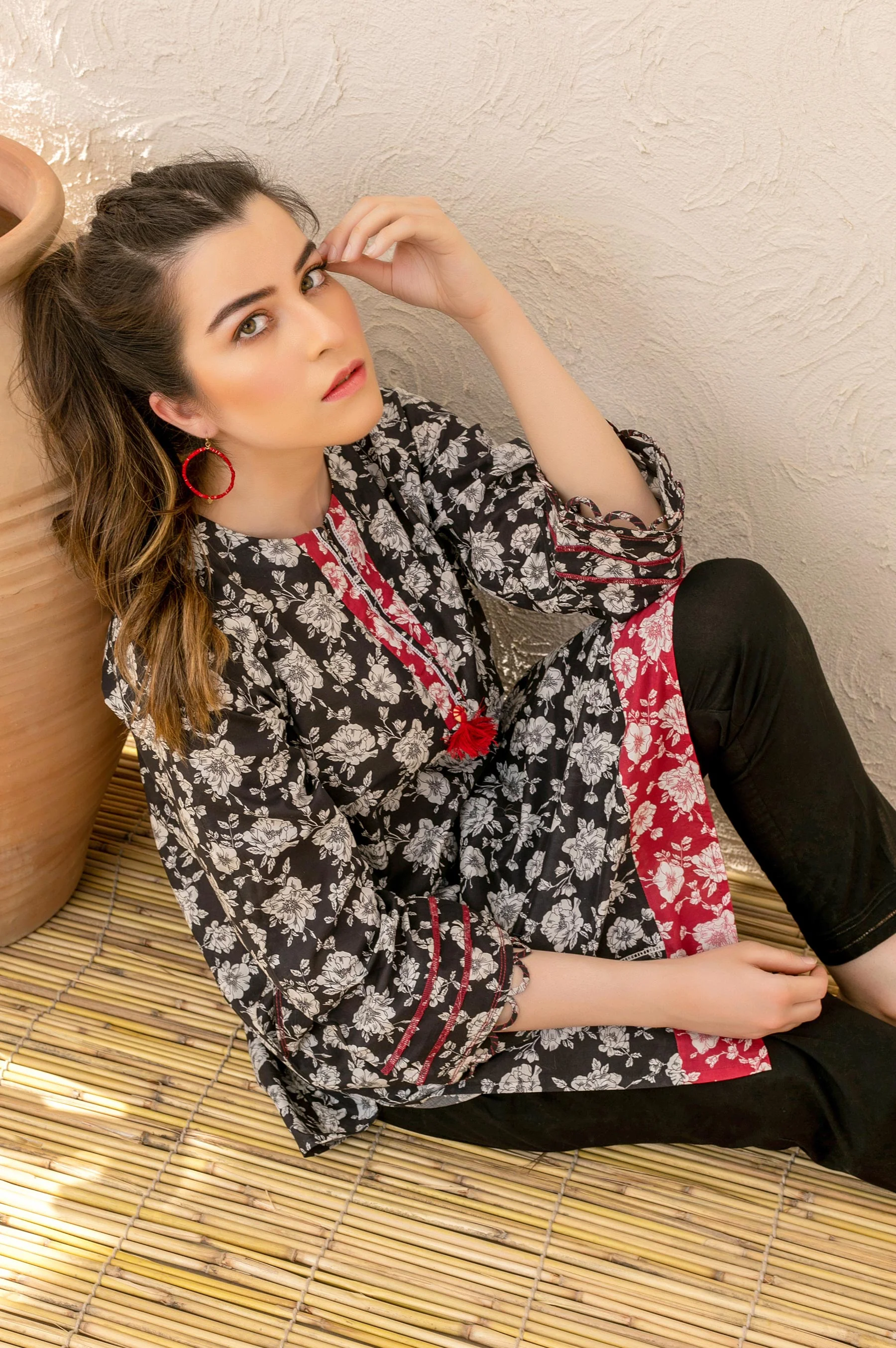 Stitched 1 Piece Digital Printed Lawn Shirt - Image 3