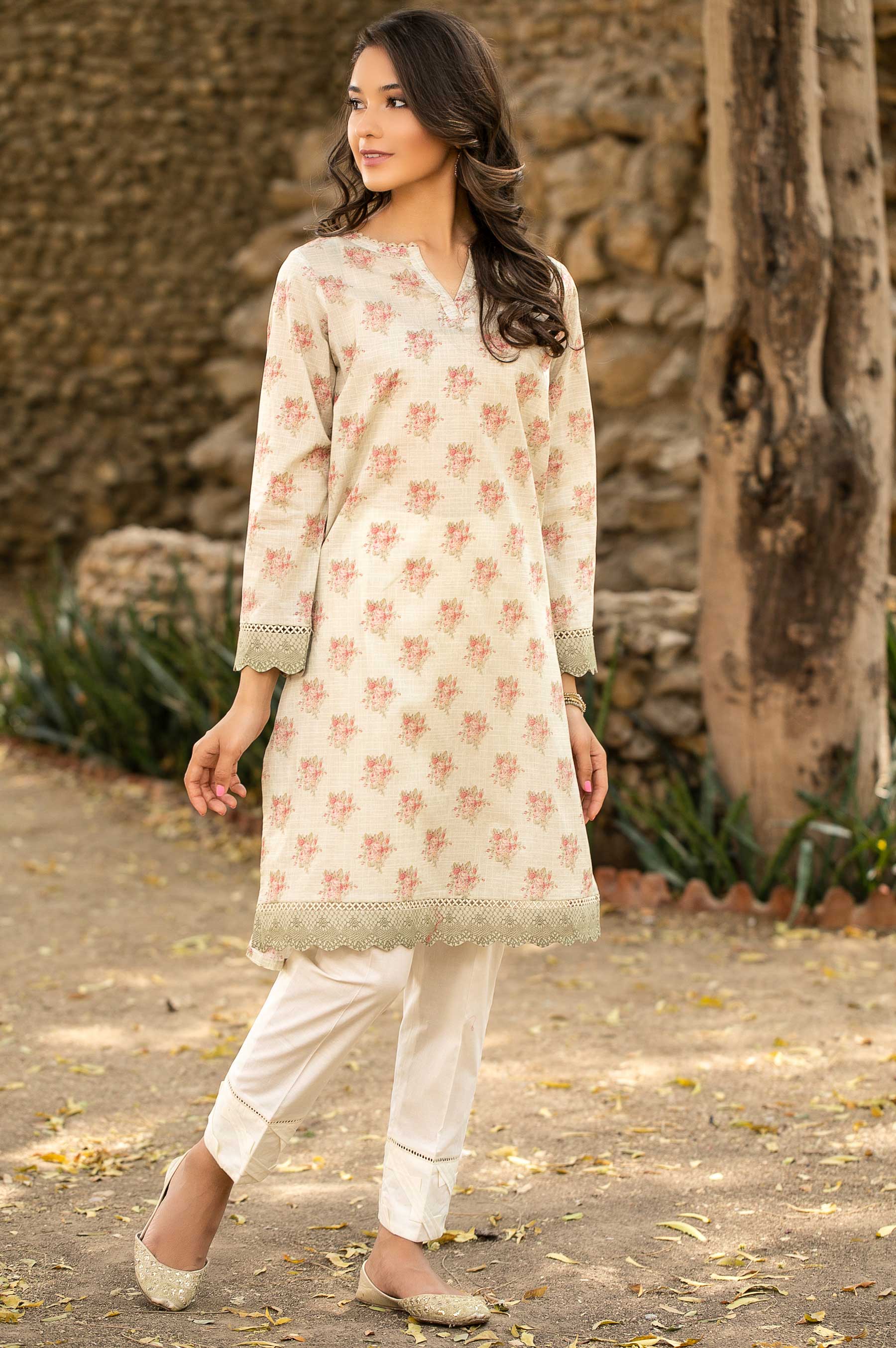 Stitched 1 Piece Digital Printed Lawn Shirt - Image 2