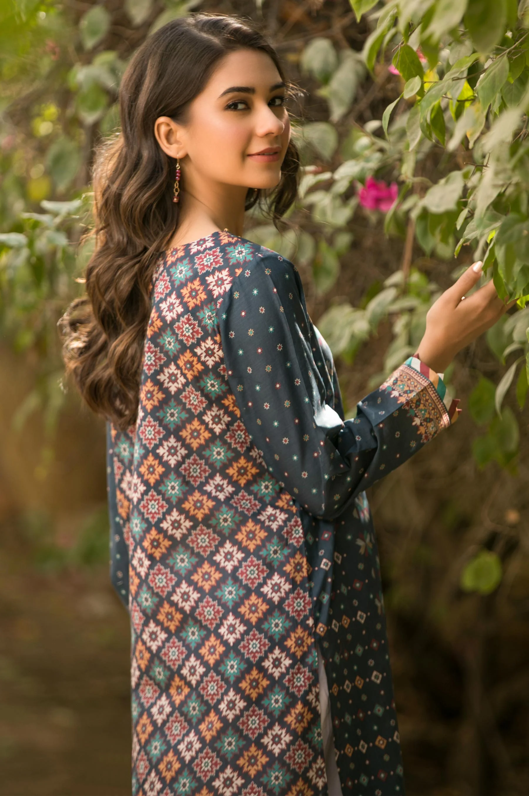 Stitched 1 Piece Digital Printed Lawn Shirt - Image 2