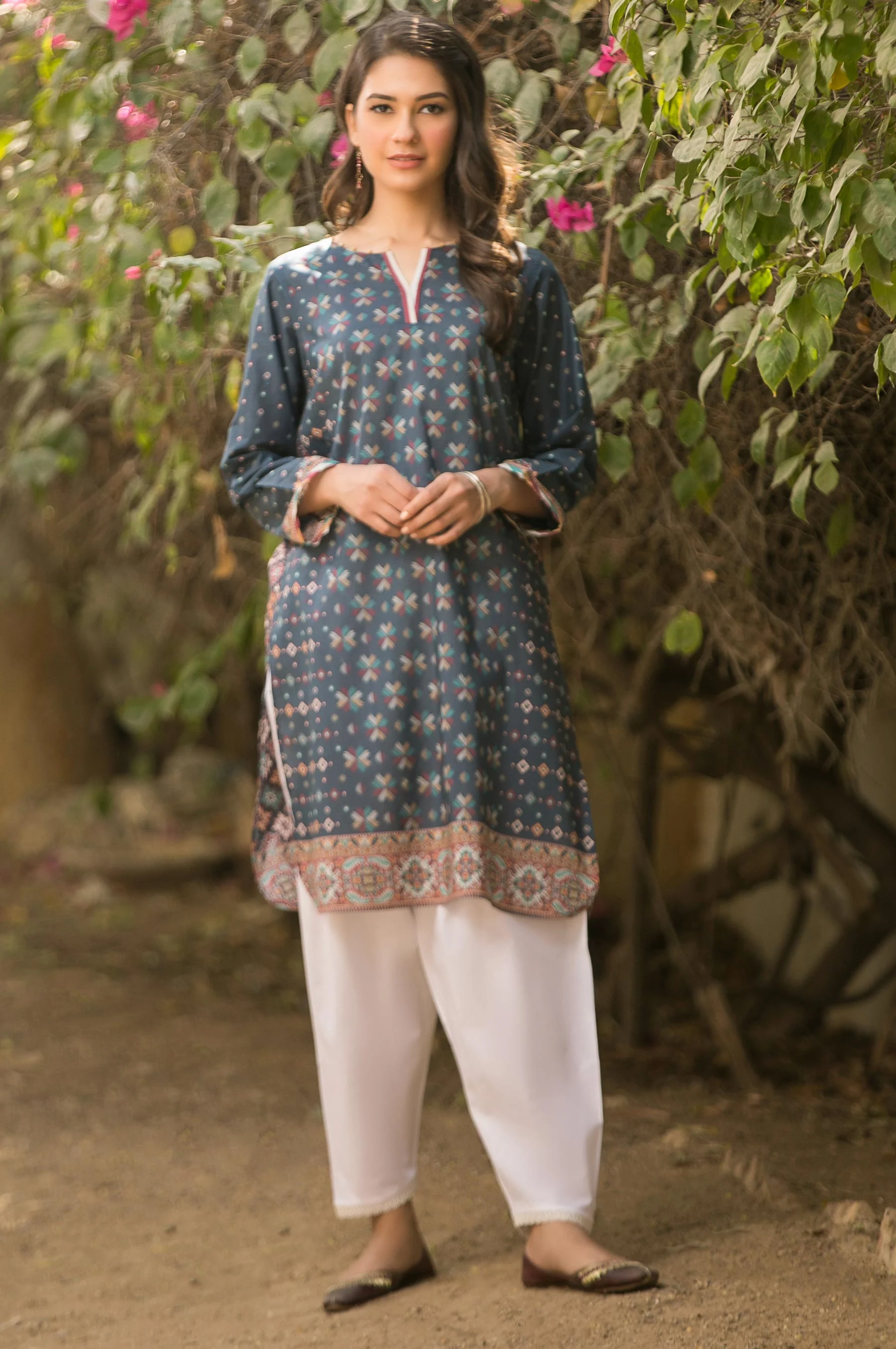 Stitched 1 Piece Digital Printed Lawn Shirt - Image 3