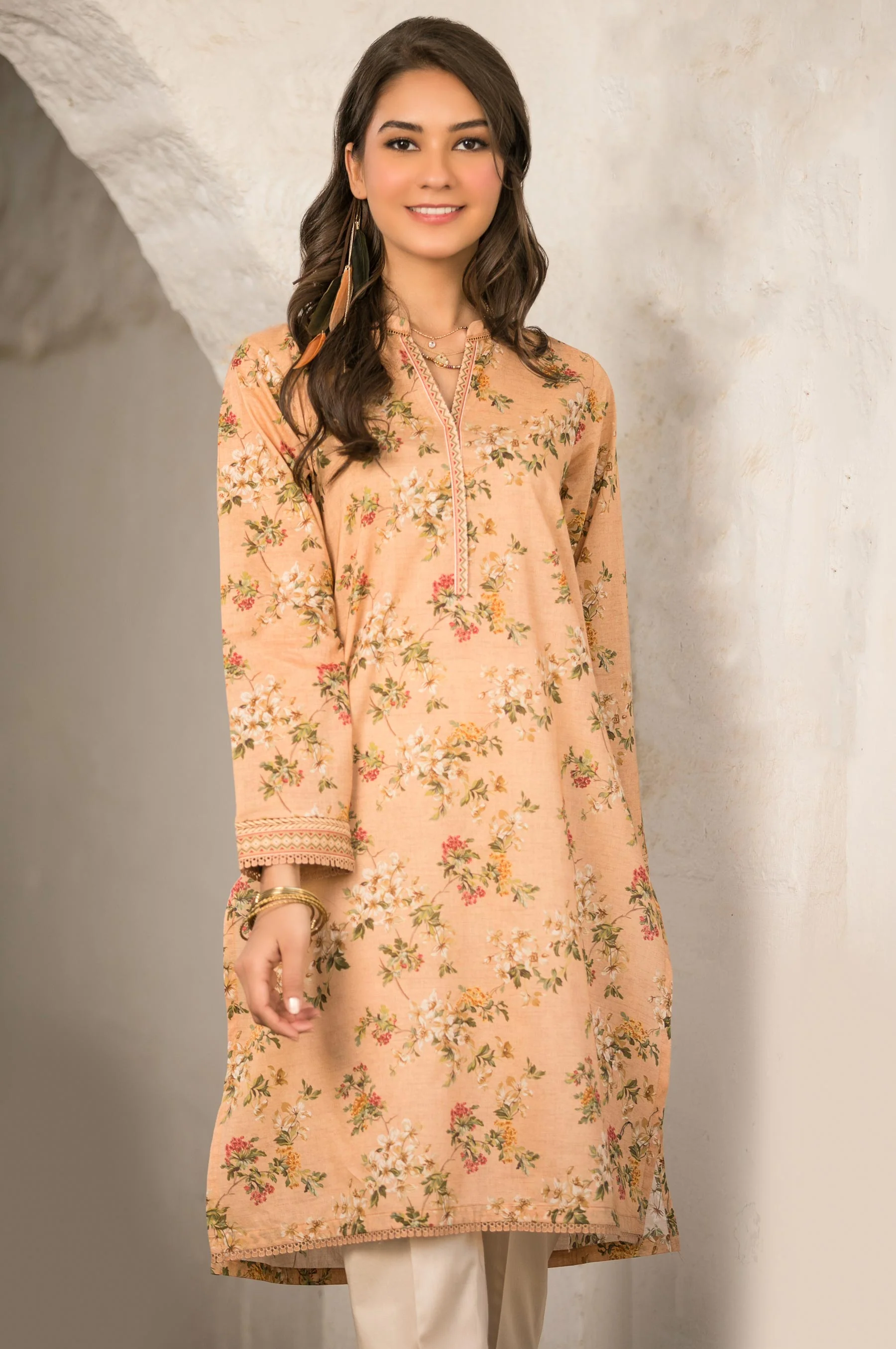 Stitched 1 Piece Digital Printed Lawn Shirt - Image 2