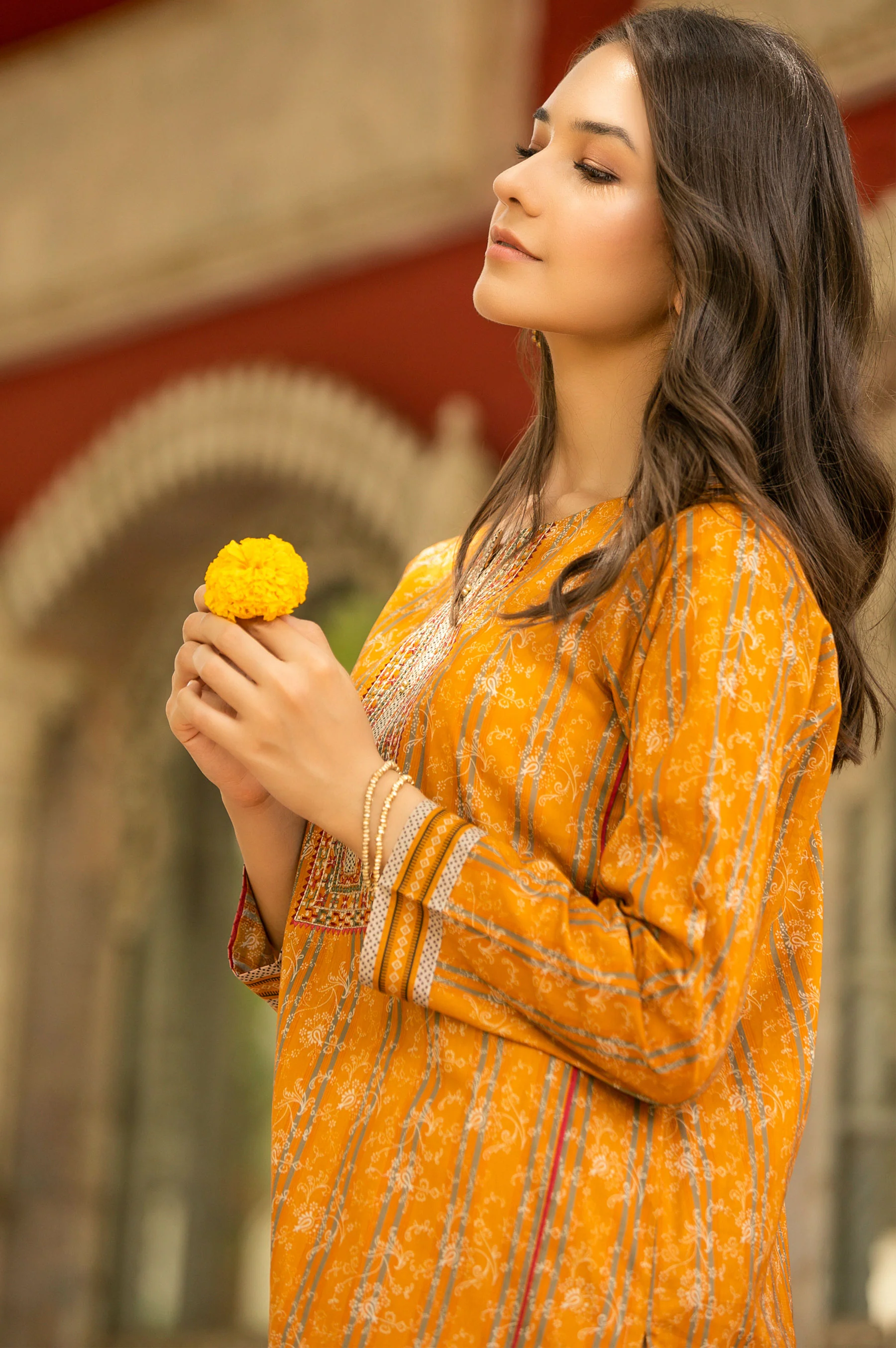 Stitched 1 Piece Digital Printed Lawn Shirt - Image 4