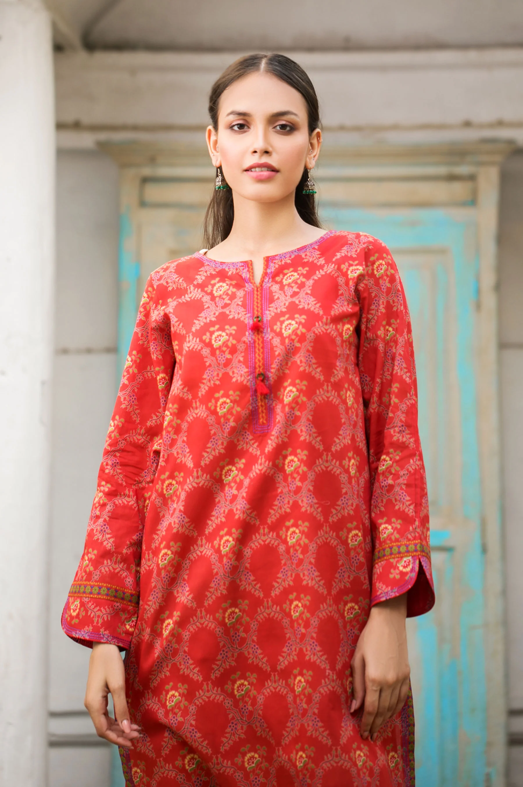 Stitched 1 Piece Digital Printed Lawn Shirt - Image 3