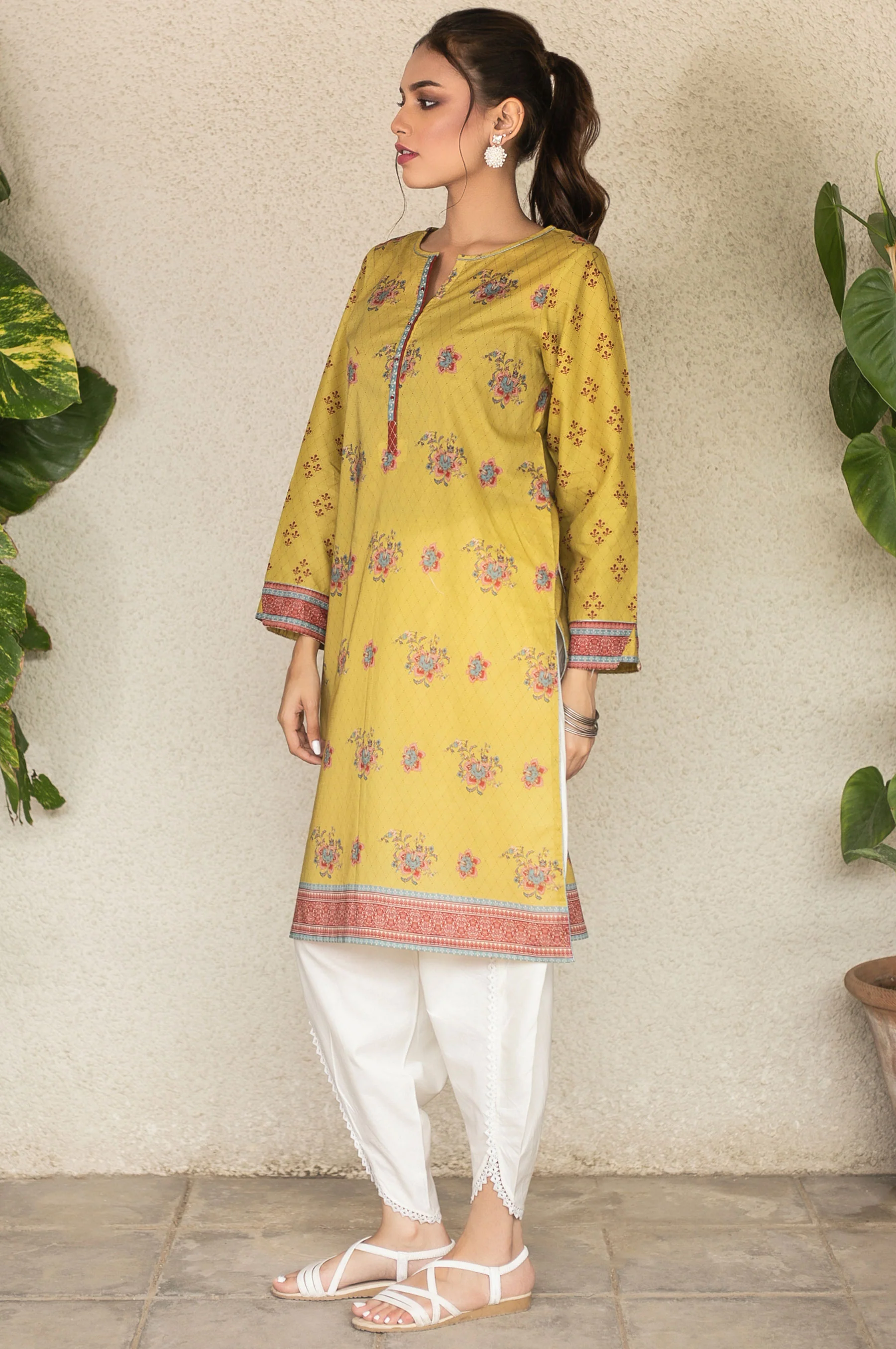 Stitched 1 Piece Digital Printed Lawn Shirt - Image 4