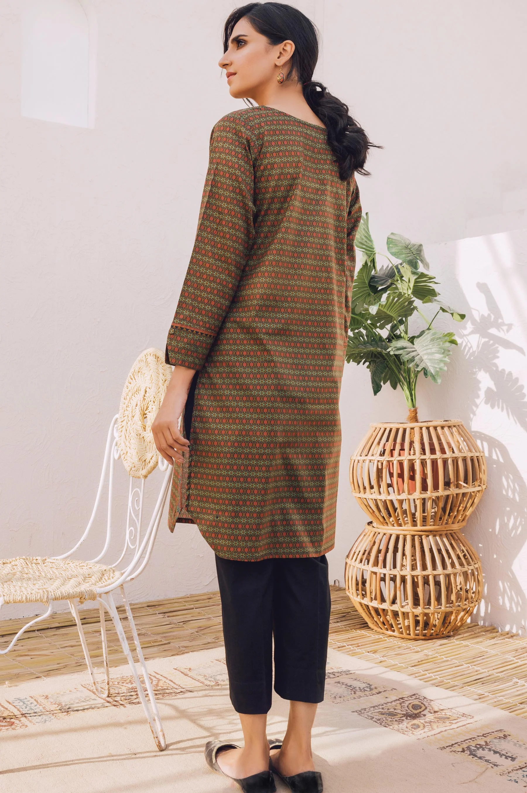 Stitched 1 Piece Digital Printed Lawn Shirt - Image 2