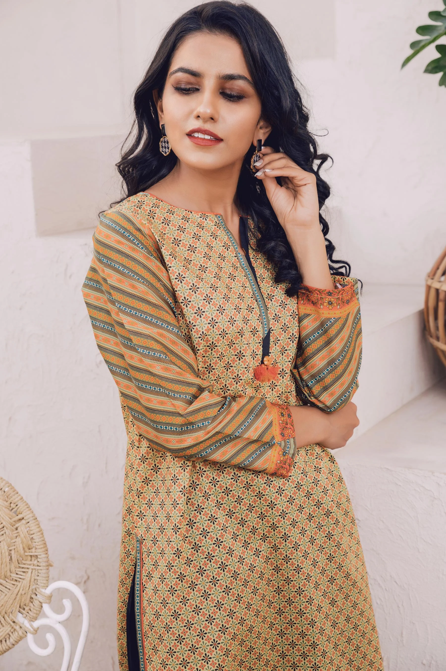 Stitched 1 Piece Digital Printed Lawn Shirt - Image 3