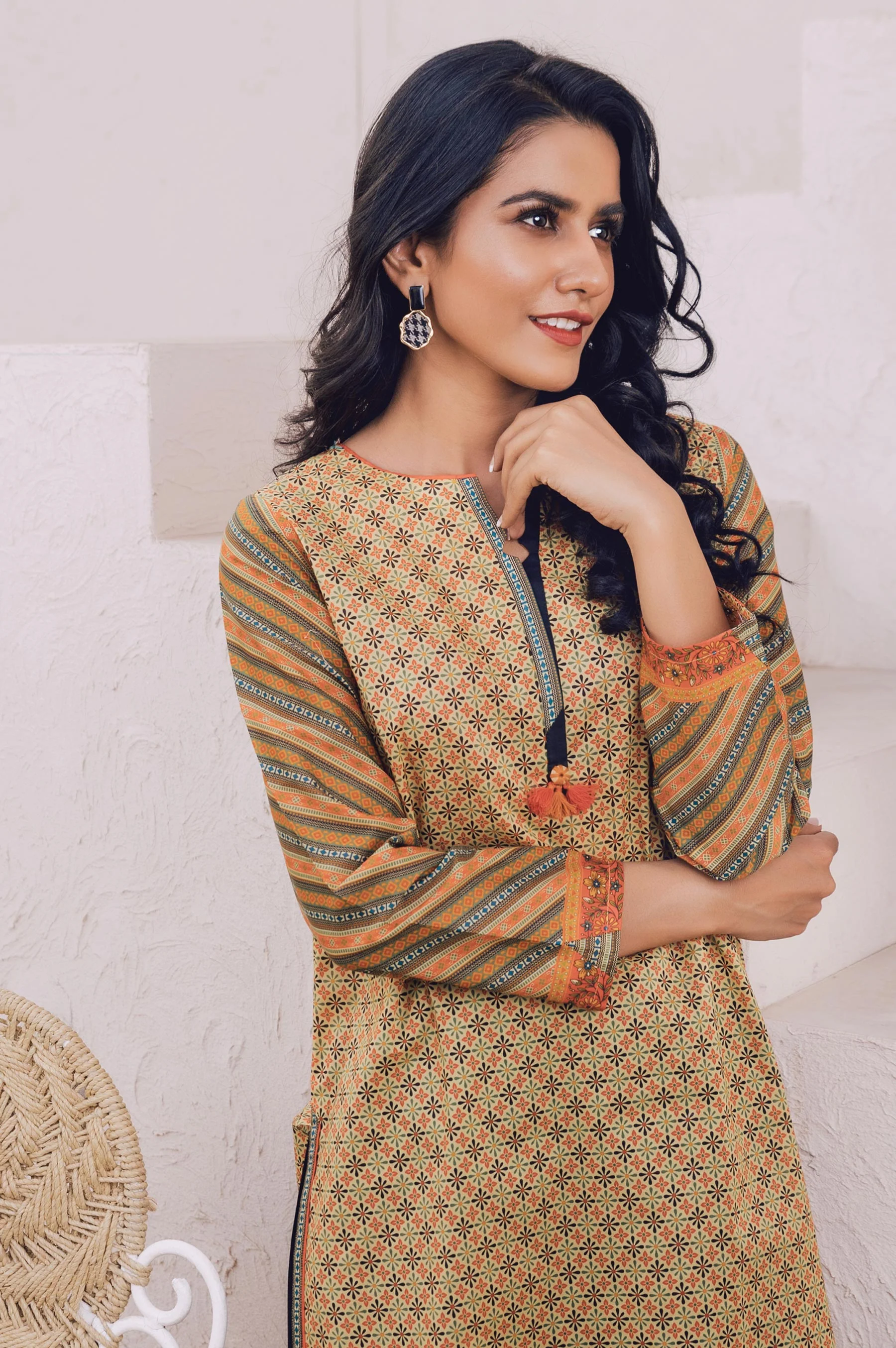 Stitched 1 Piece Digital Printed Lawn Shirt - Image 5