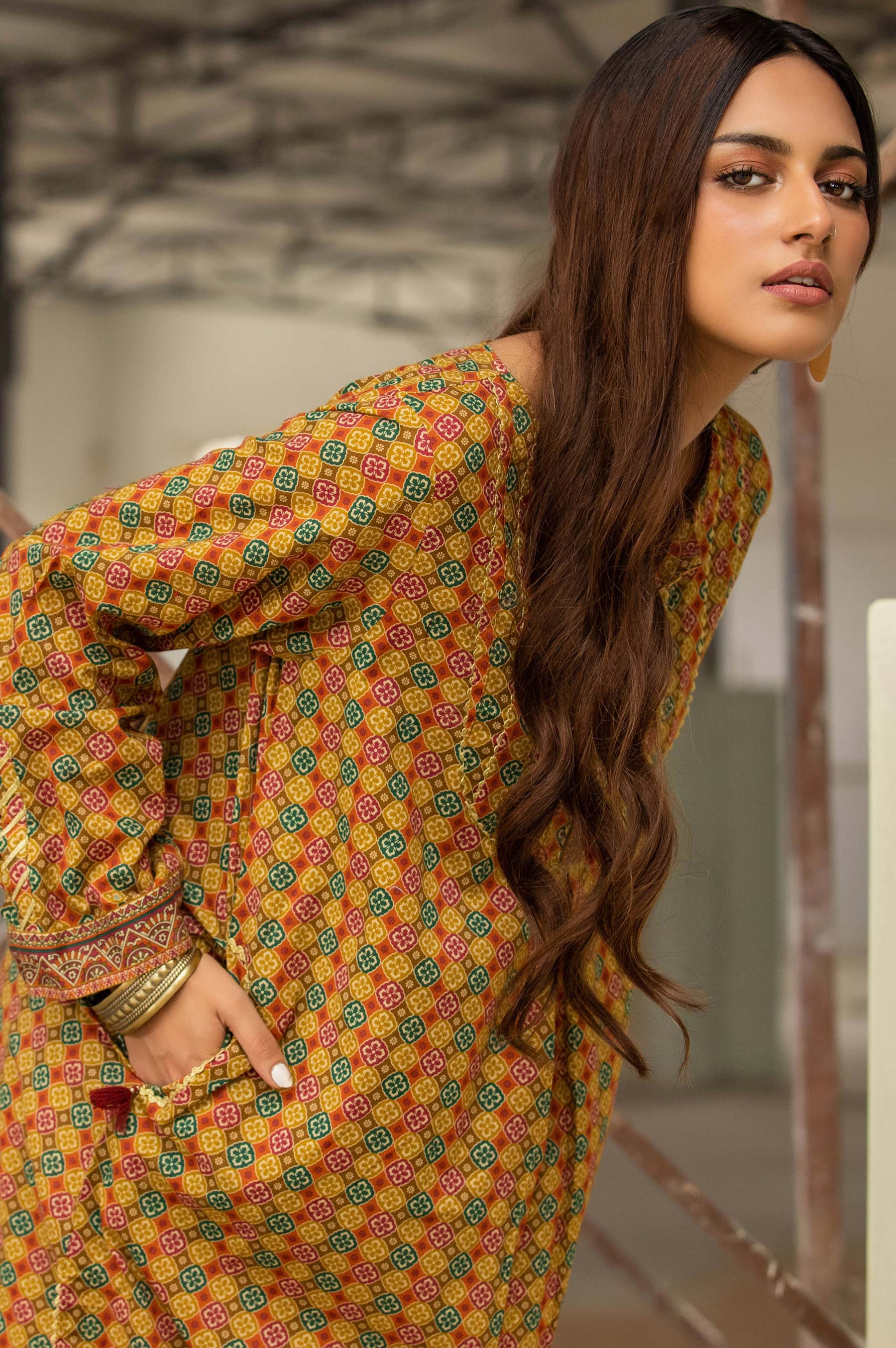 Stitched 1 Piece Digital Printed Lawn Shirt - Image 5