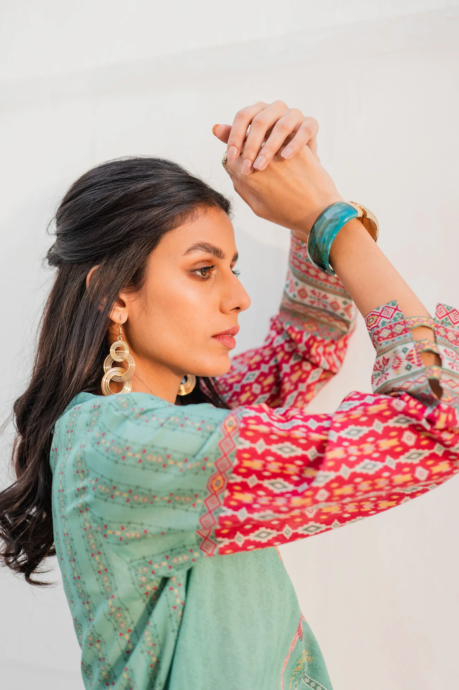 Stitched 1 Piece Digital Printed Lawn Shirt - Image 4