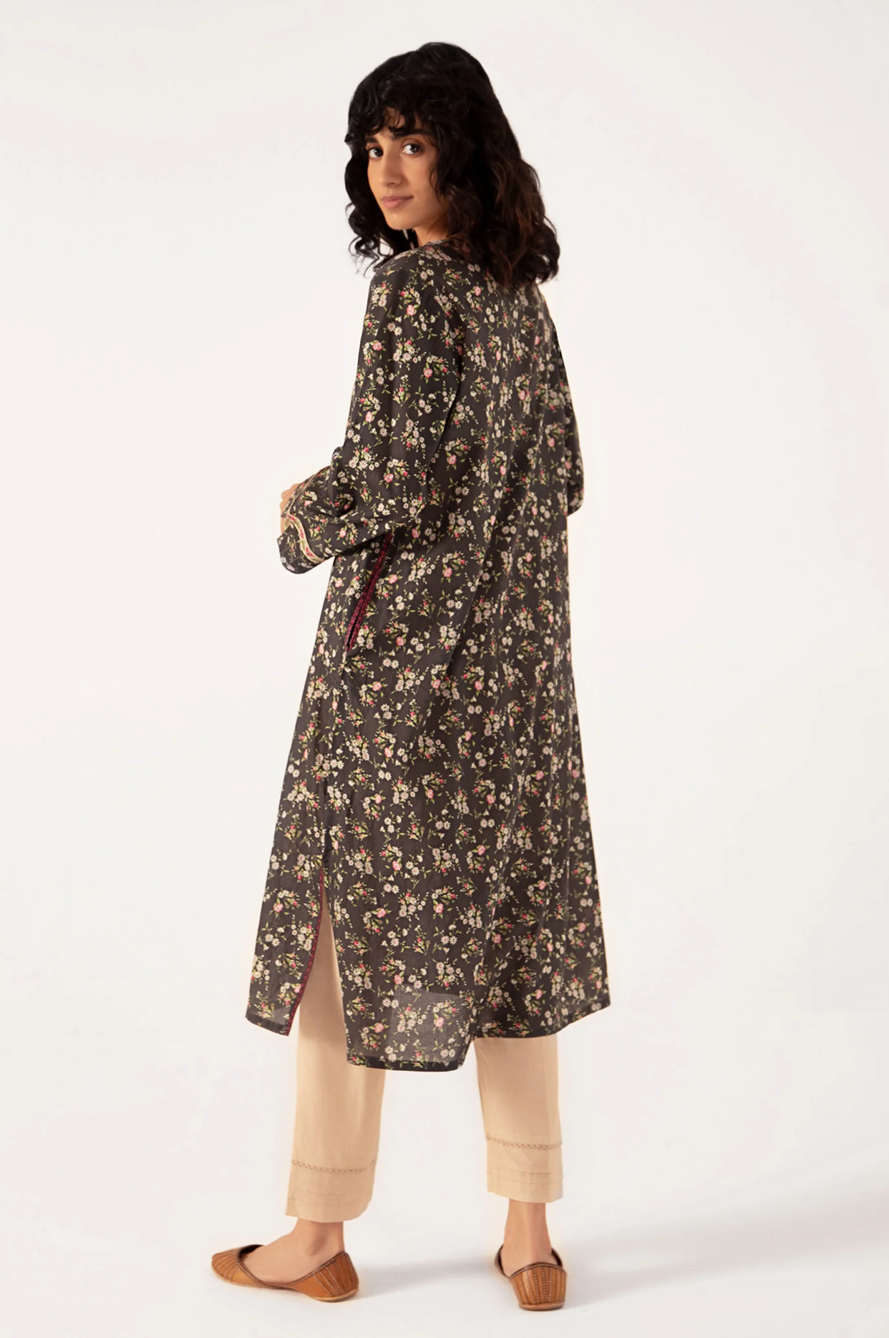 Stitched 1 Piece Digital Printed Lawn Shirt - Image 2