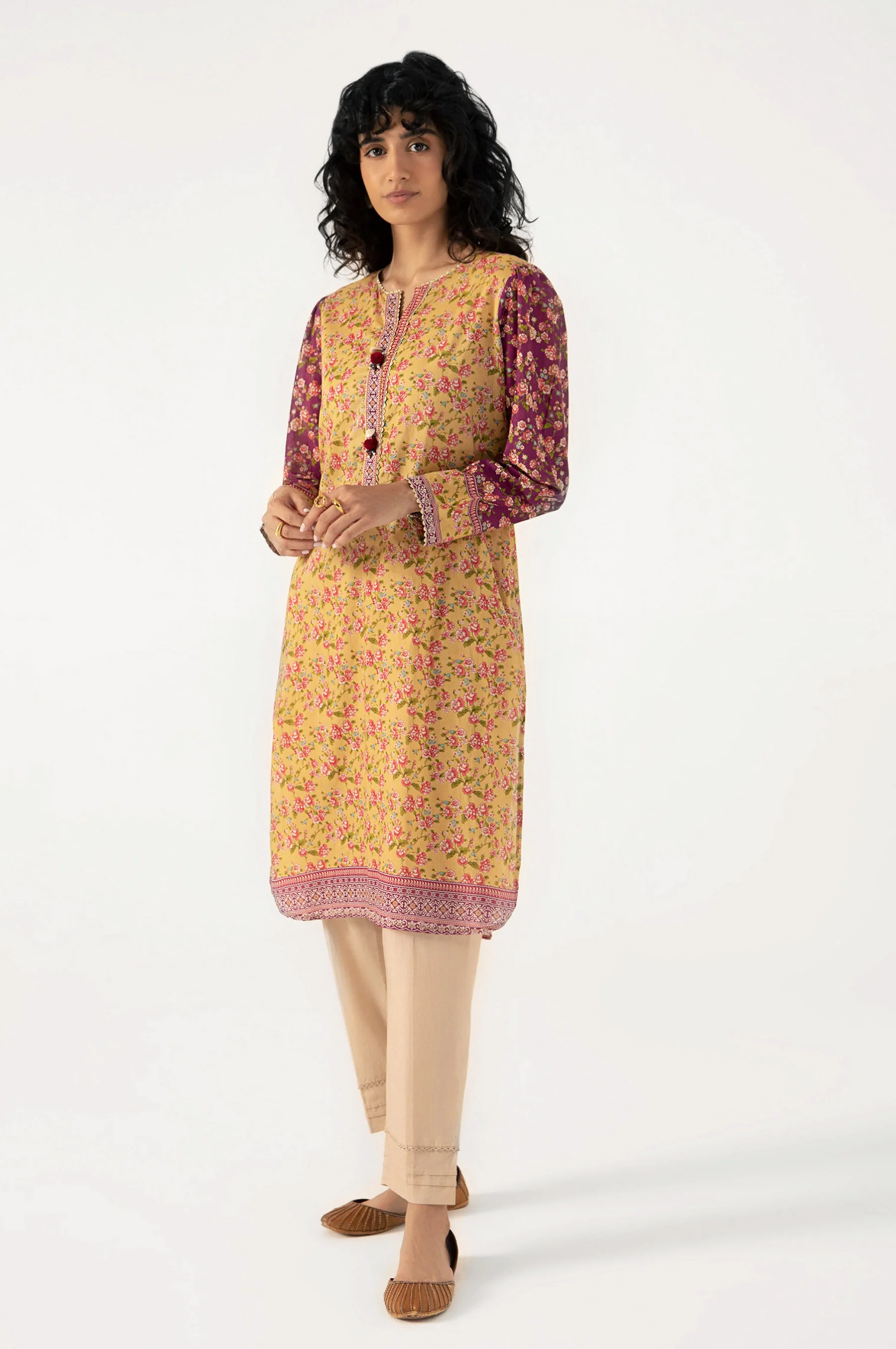 Stitched 1 Piece Digital Printed Lawn Shirt