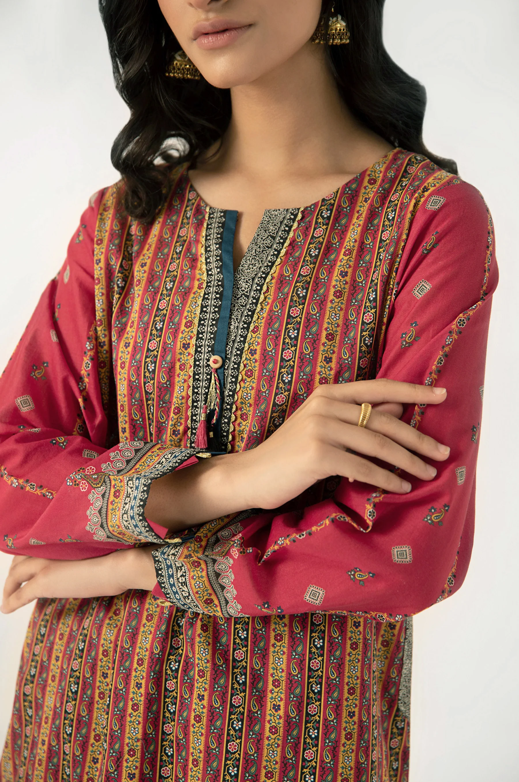 Stitched 1 Piece Digital Printed Lawn Shirt - Image 5
