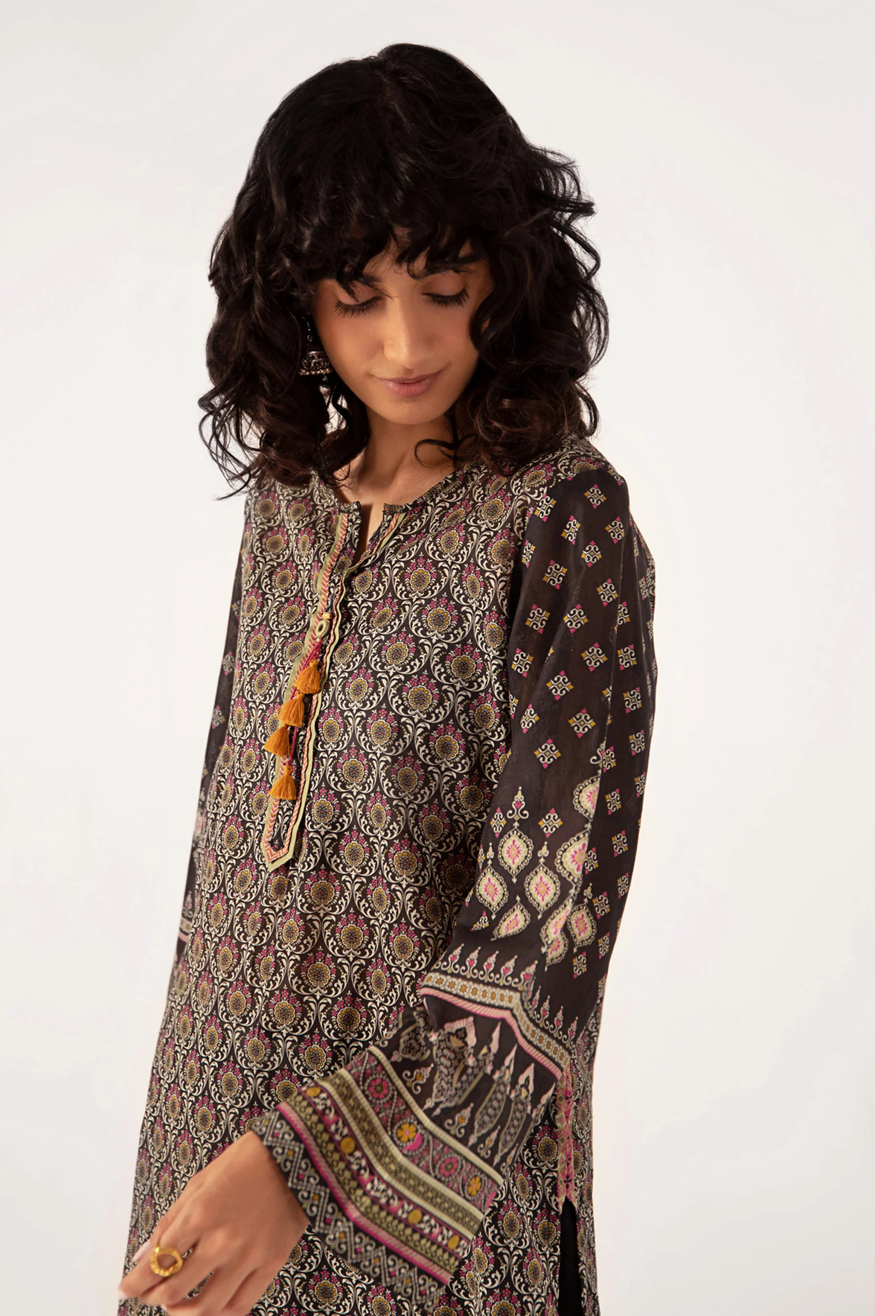 Stitched 1 Piece Digital Printed Lawn Shirt - Image 4
