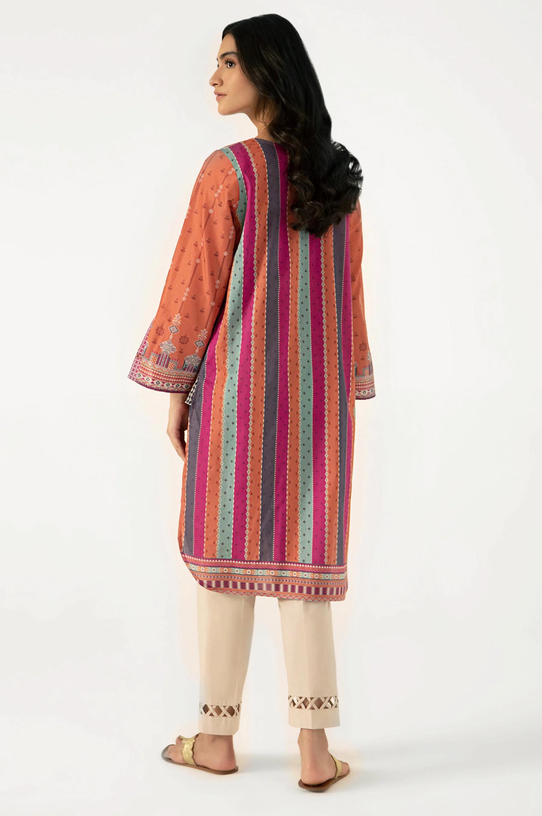 Stitched 1 Piece Digital Printed Lawn Shirt - Image 3