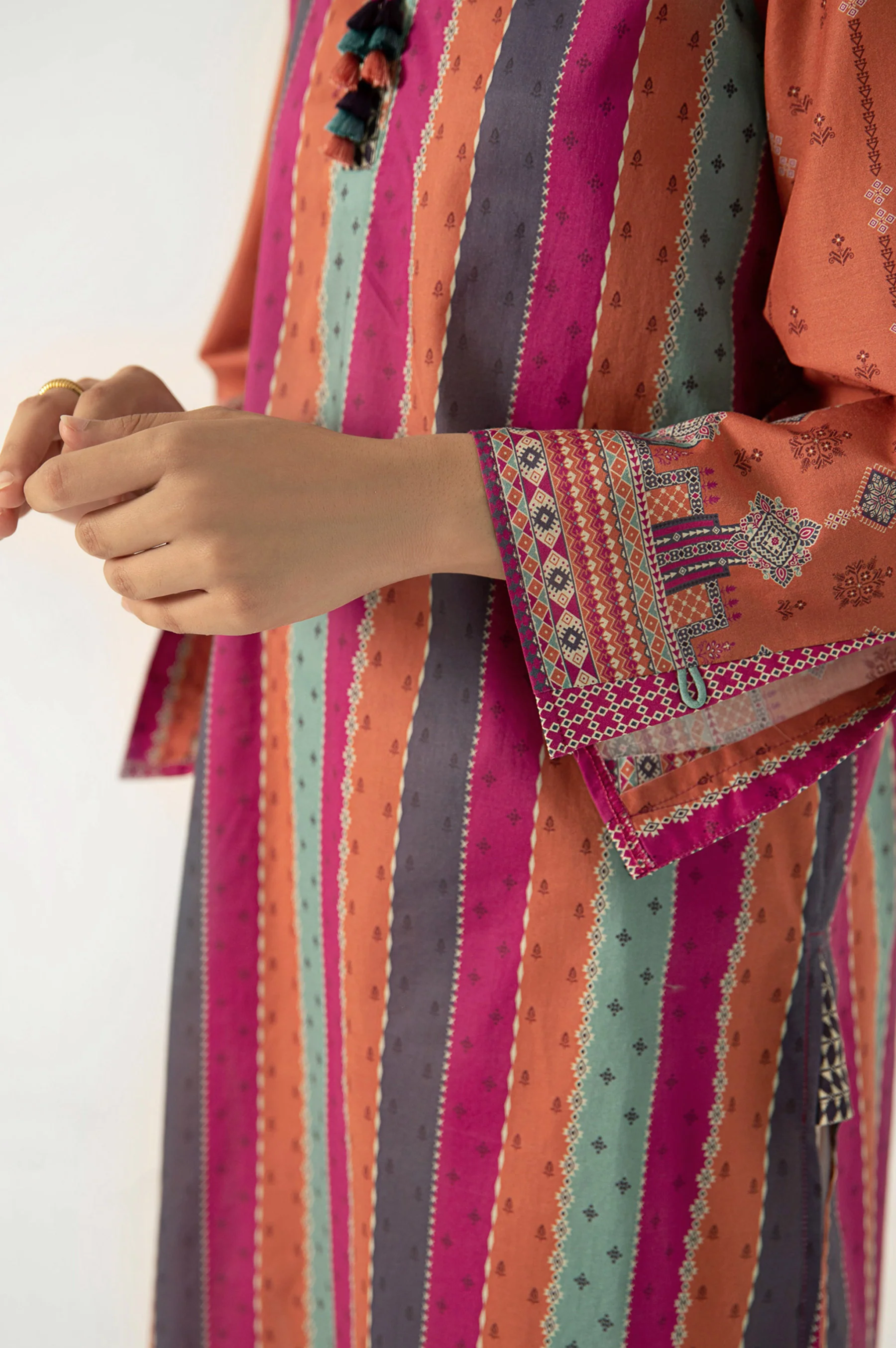 Stitched 1 Piece Digital Printed Lawn Shirt - Image 5