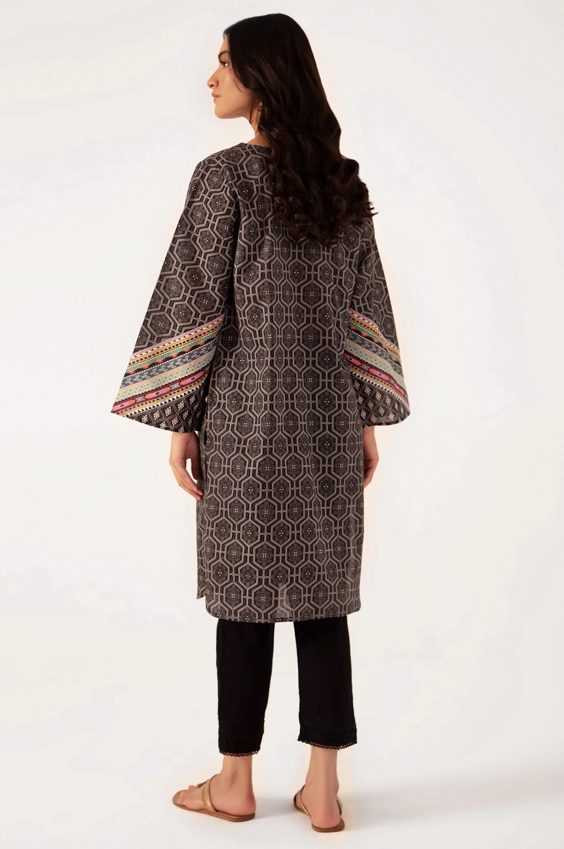 Stitched 1 Piece Digital Printed Lawn Shirt - Image 2