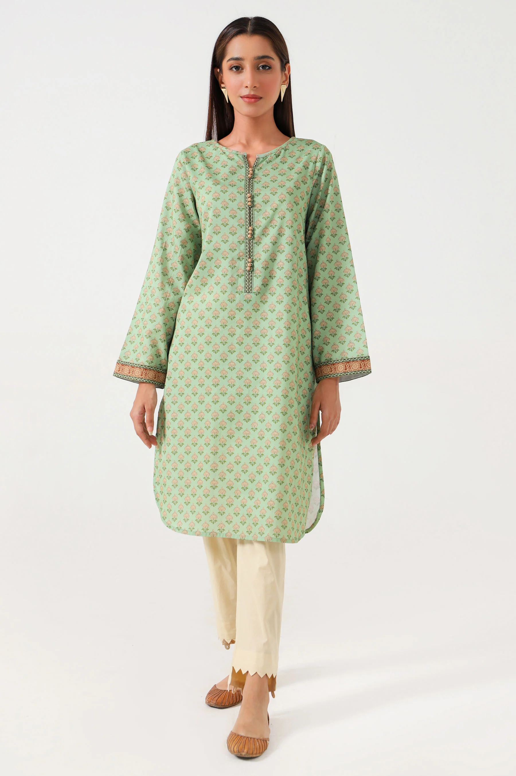 Stitched 1 Piece Digital Printed Lawn Shirt - Image 2