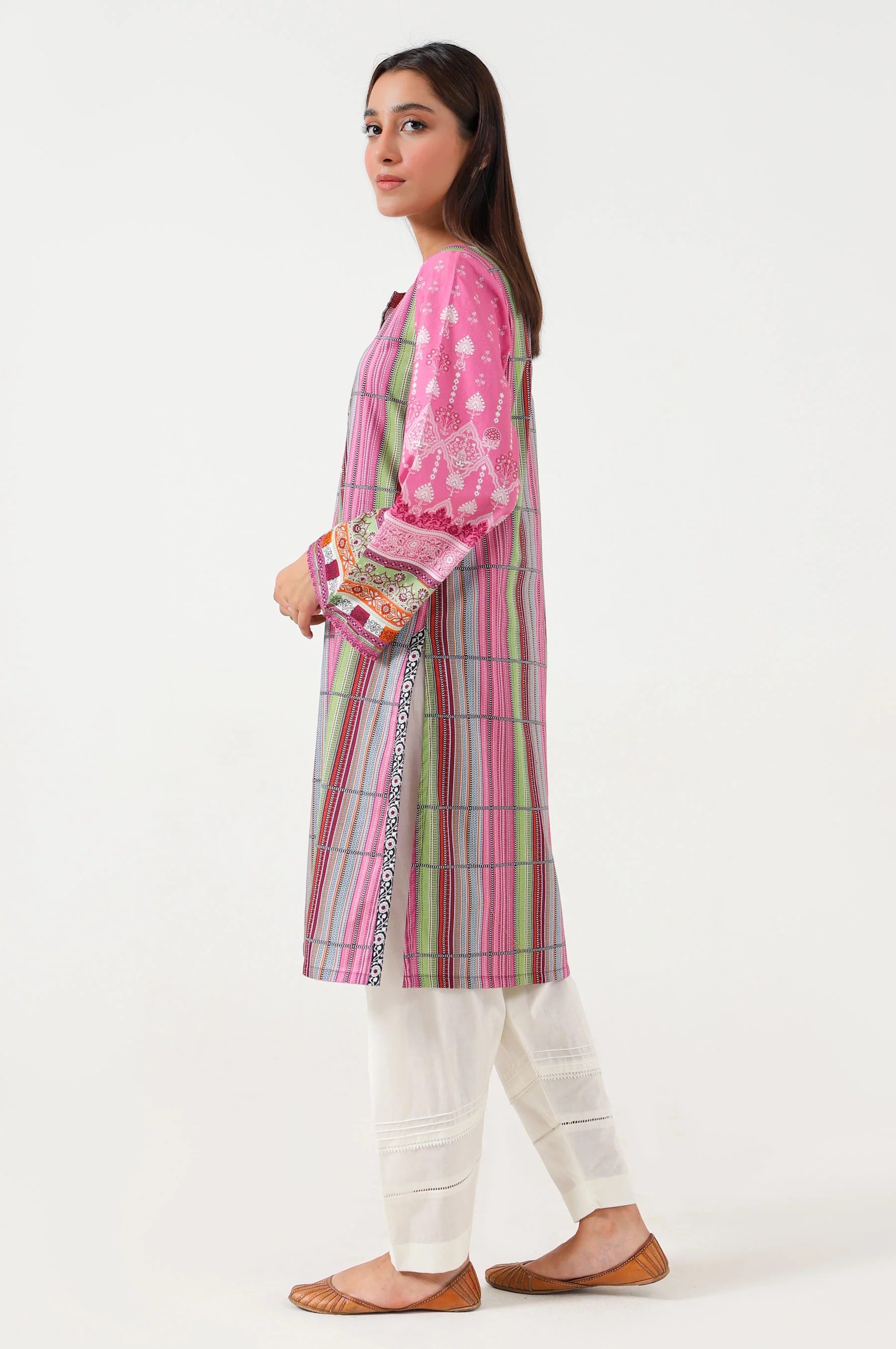 Stitched 1 Piece Digital Printed Lawn Shirt - Image 3