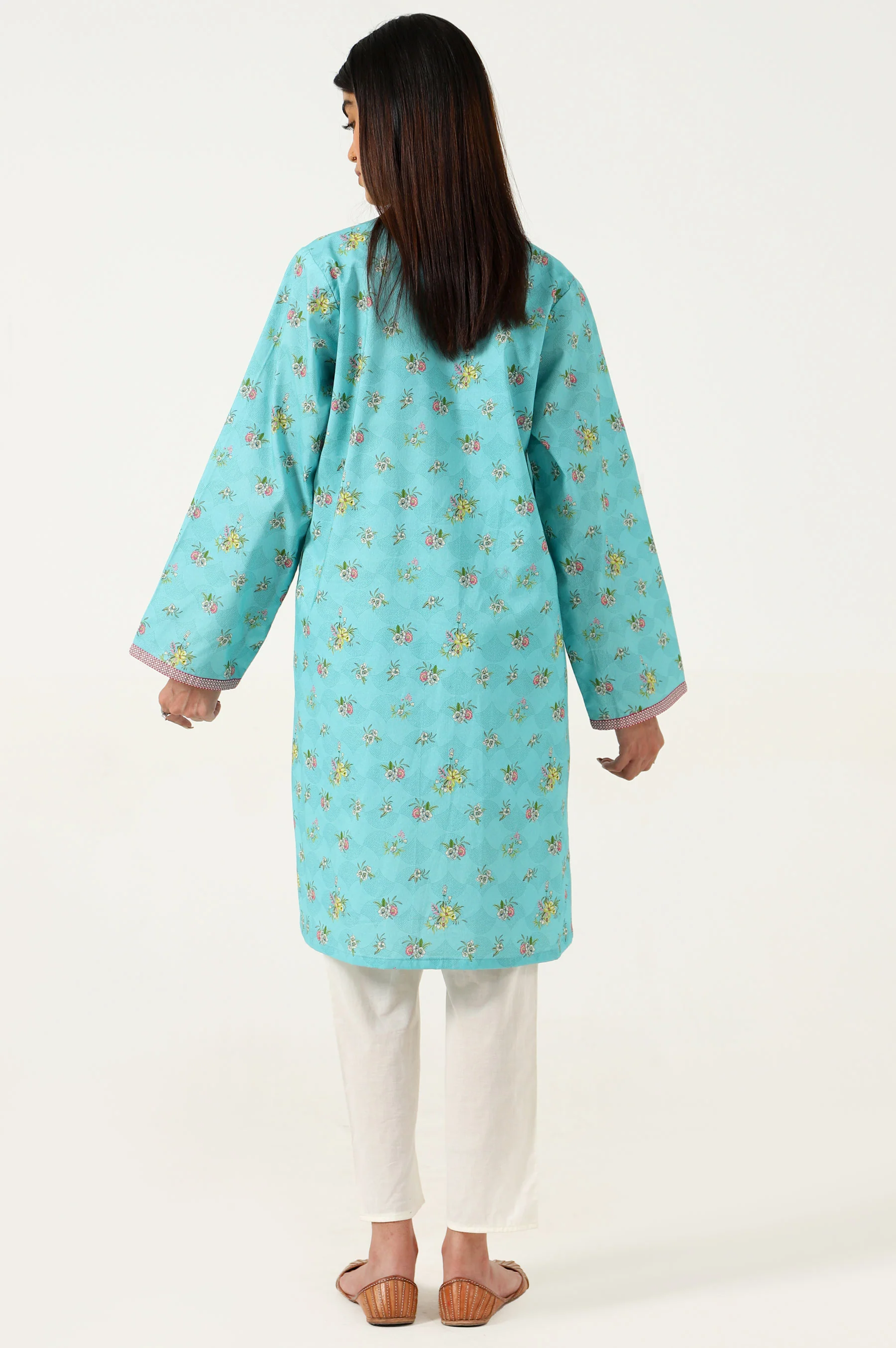Stitched 1 Piece Digital Printed Lawn Shirt - Image 3