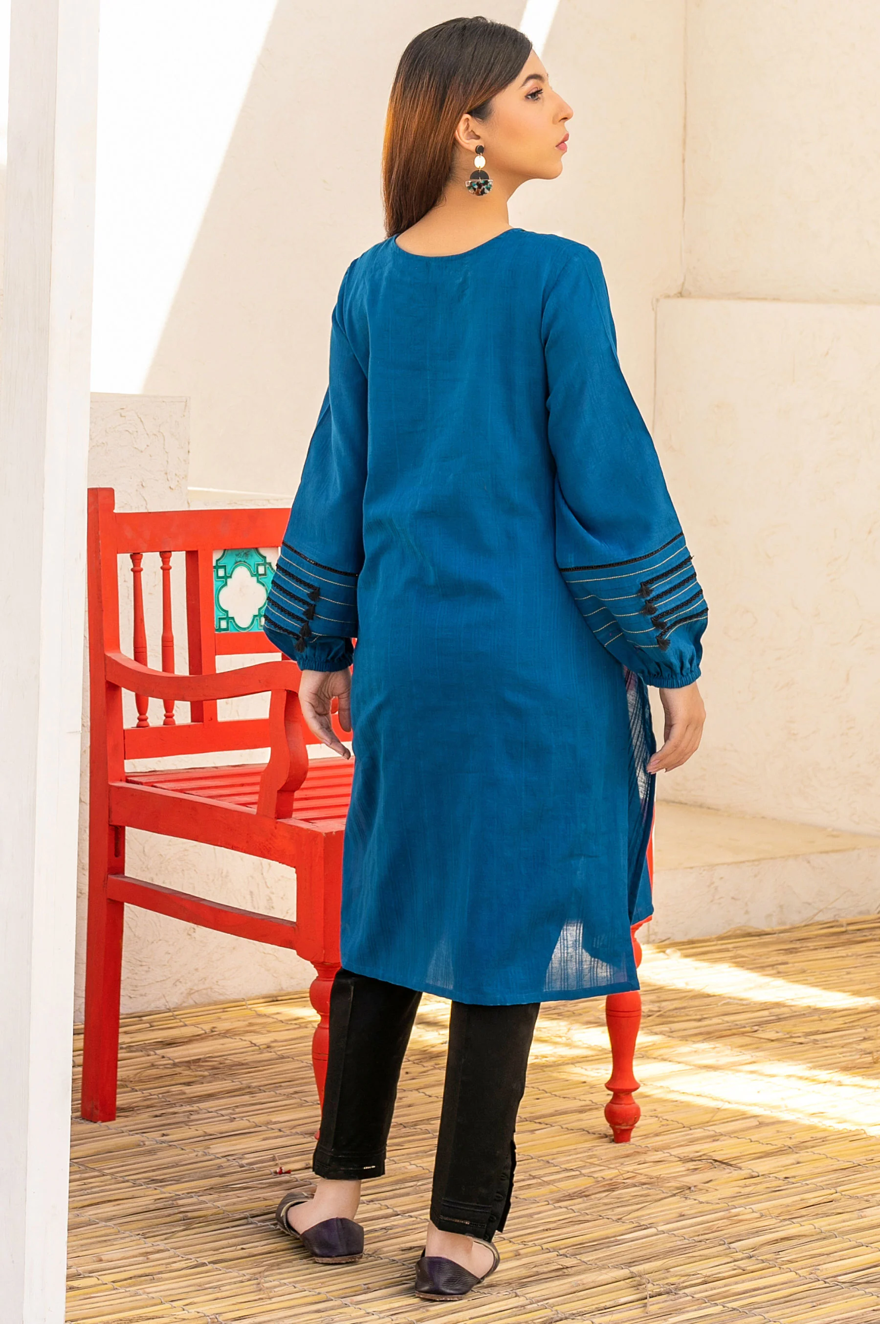 Stitched 1 Piece Dyed Doria Shirt - Image 2