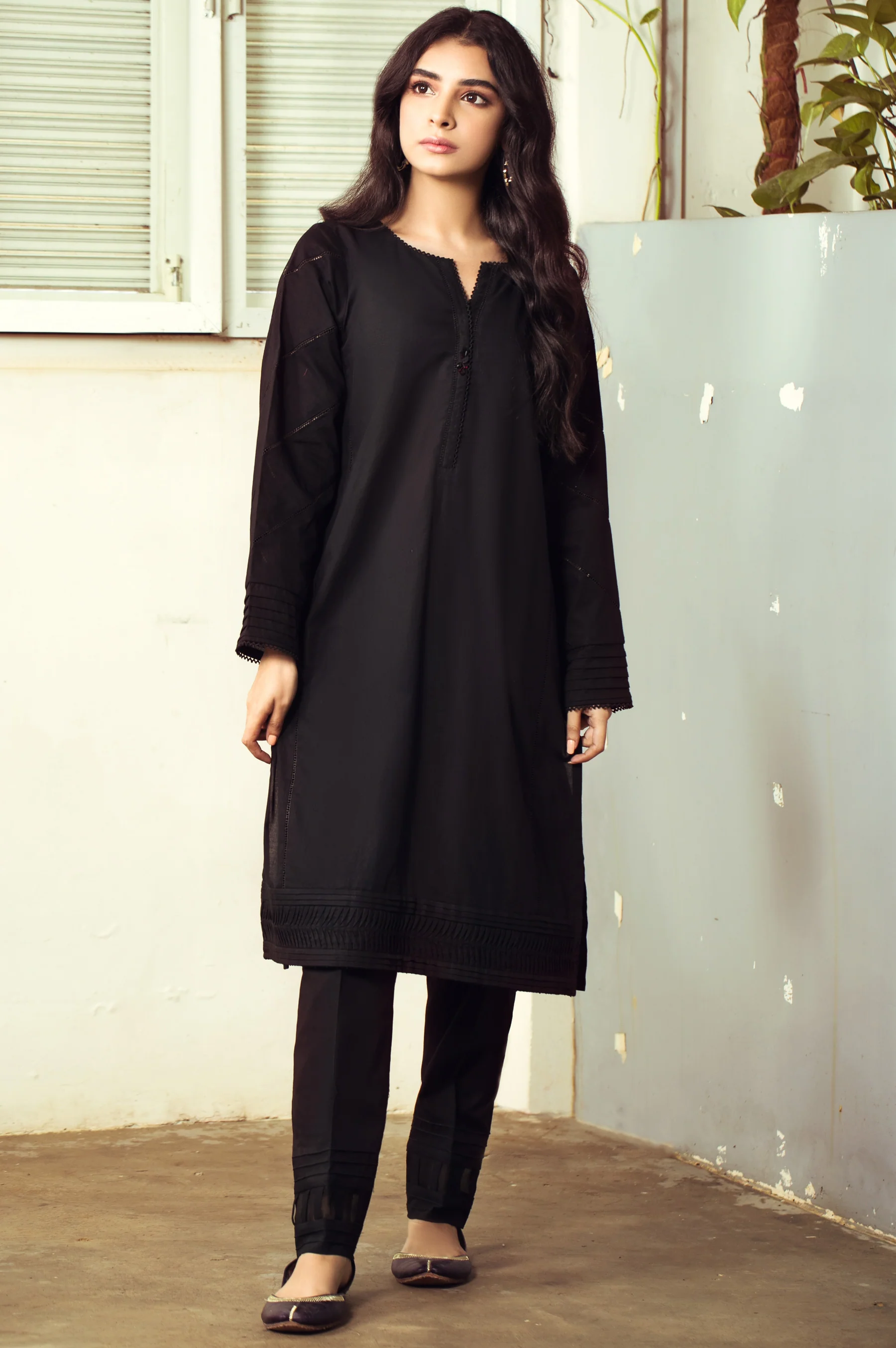 Stitched 1 Piece Embellished Shirt