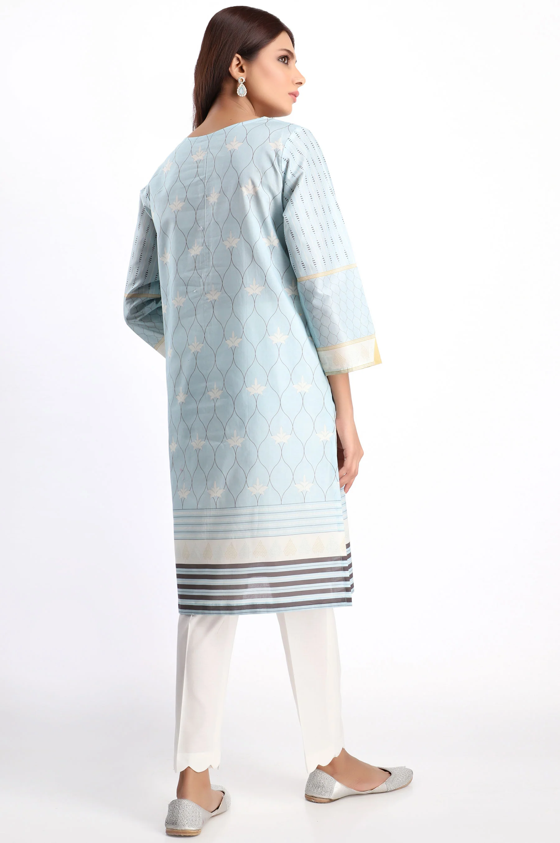 Stitched 1 Piece Embellished Shirt - Image 2