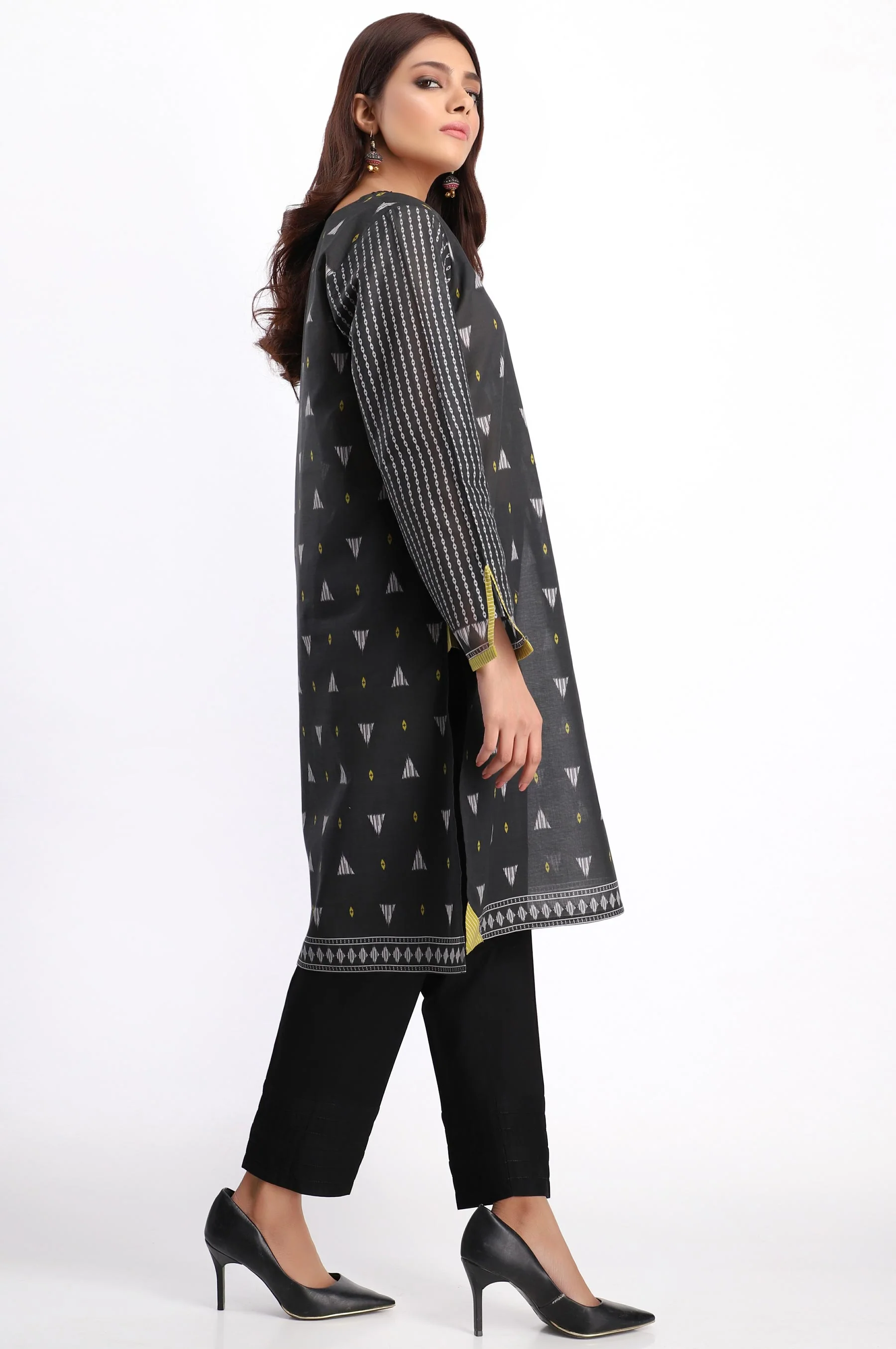 Stitched 1 Piece Embellished Shirt - Image 3
