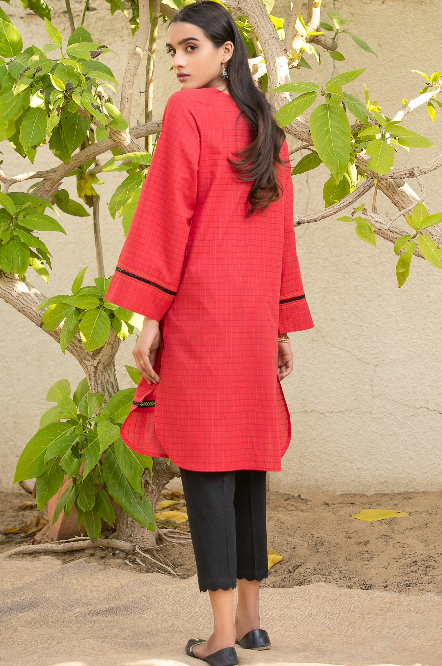 Stitched 1 Piece Embellished Shirt - Image 2