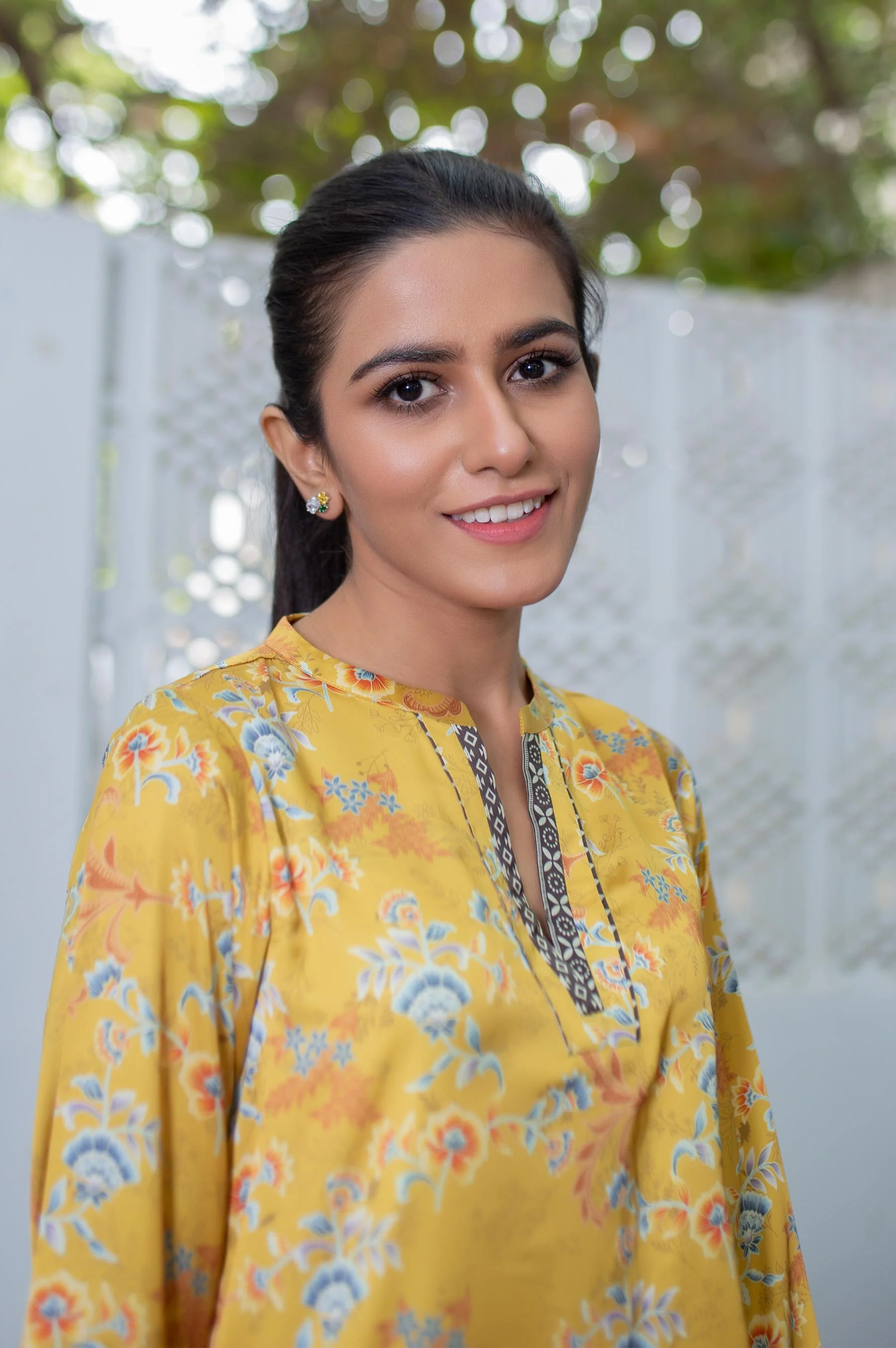Stitched 1 Piece Embellished Satin Shirt - Image 3