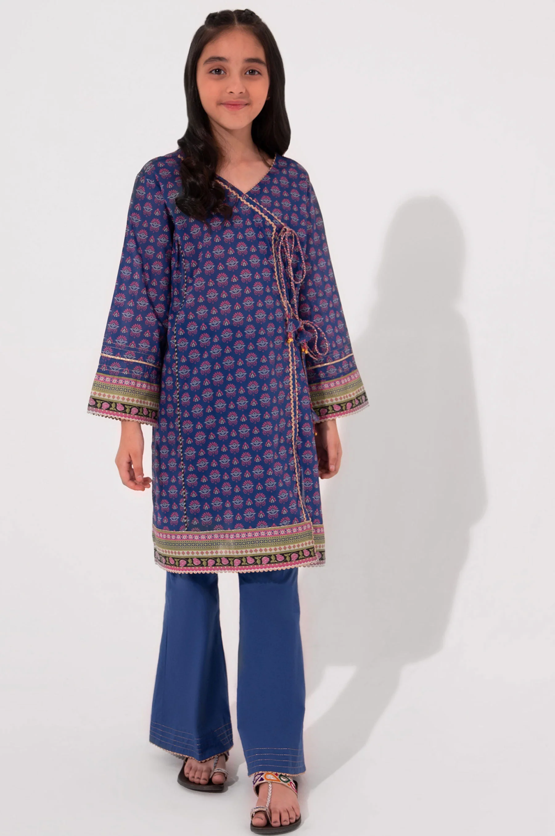 Stitched 1 Piece Embellished Lawn Shirt