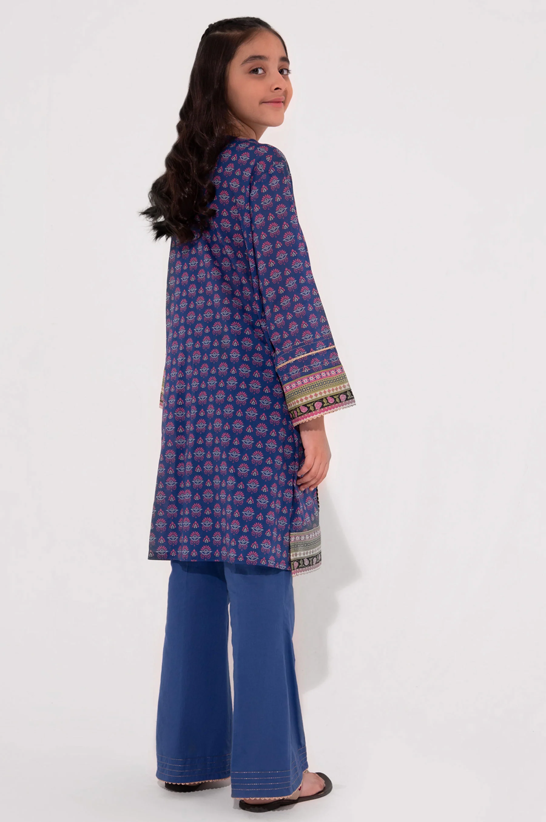 Stitched 1 Piece Embellished Lawn Shirt - Image 2