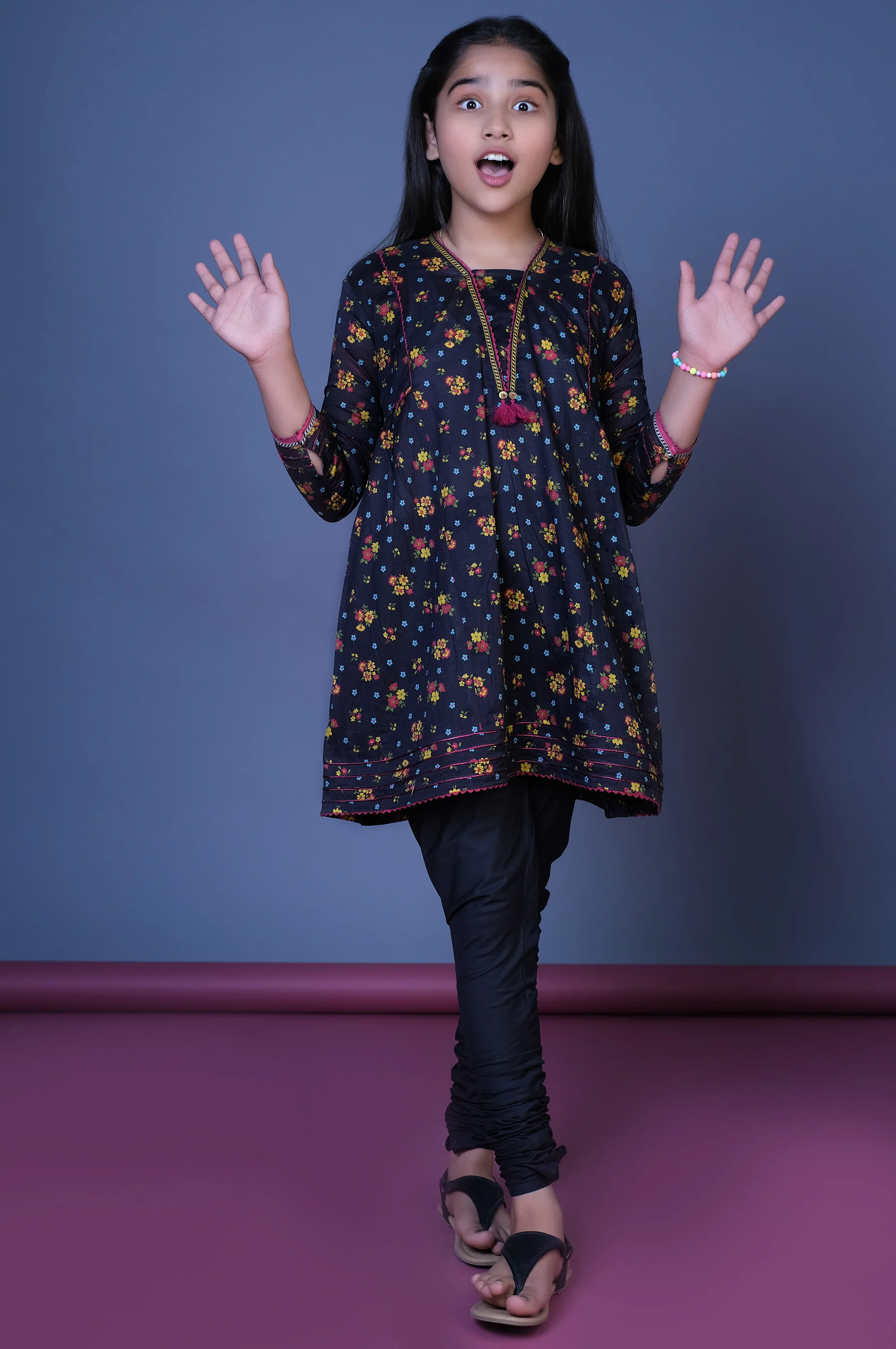 Stitched 1 Piece Embellished Lawn Shirt - Image 4