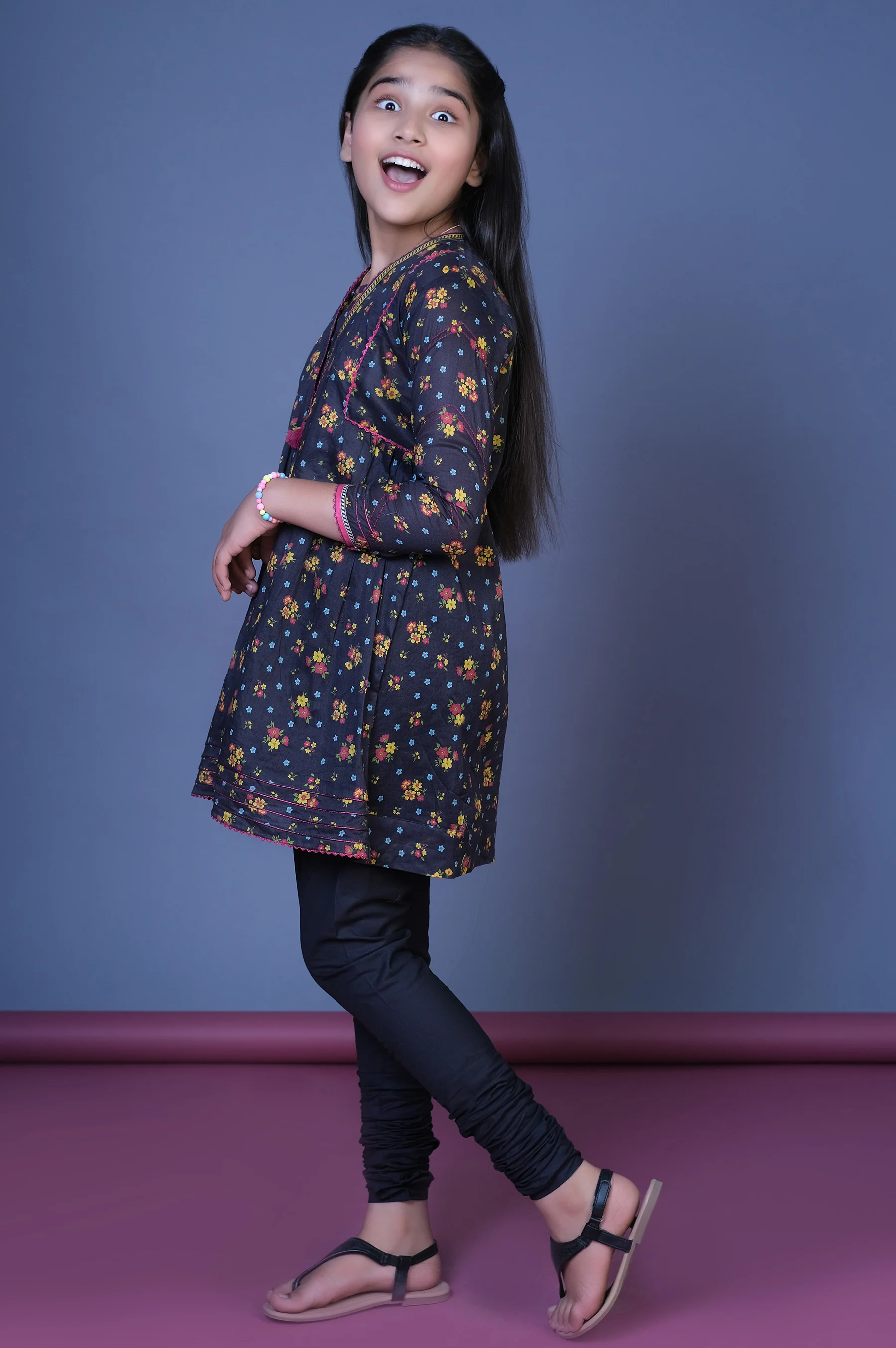 Stitched 1 Piece Embellished Lawn Shirt - Image 5