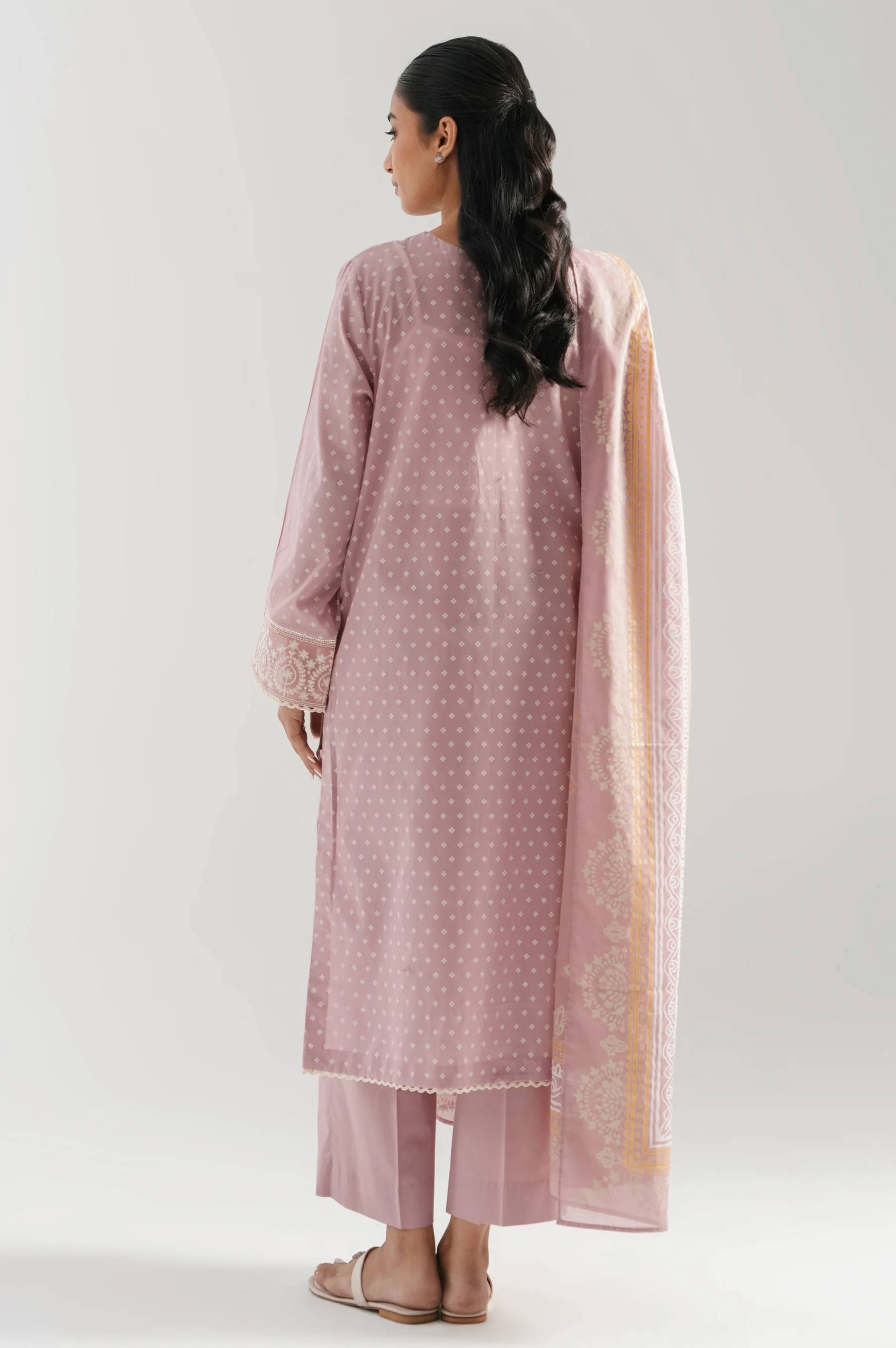 EMBROIDERED LAWN STITCHED BOTTOM (FACTORY E-OUTLET) - Image 3