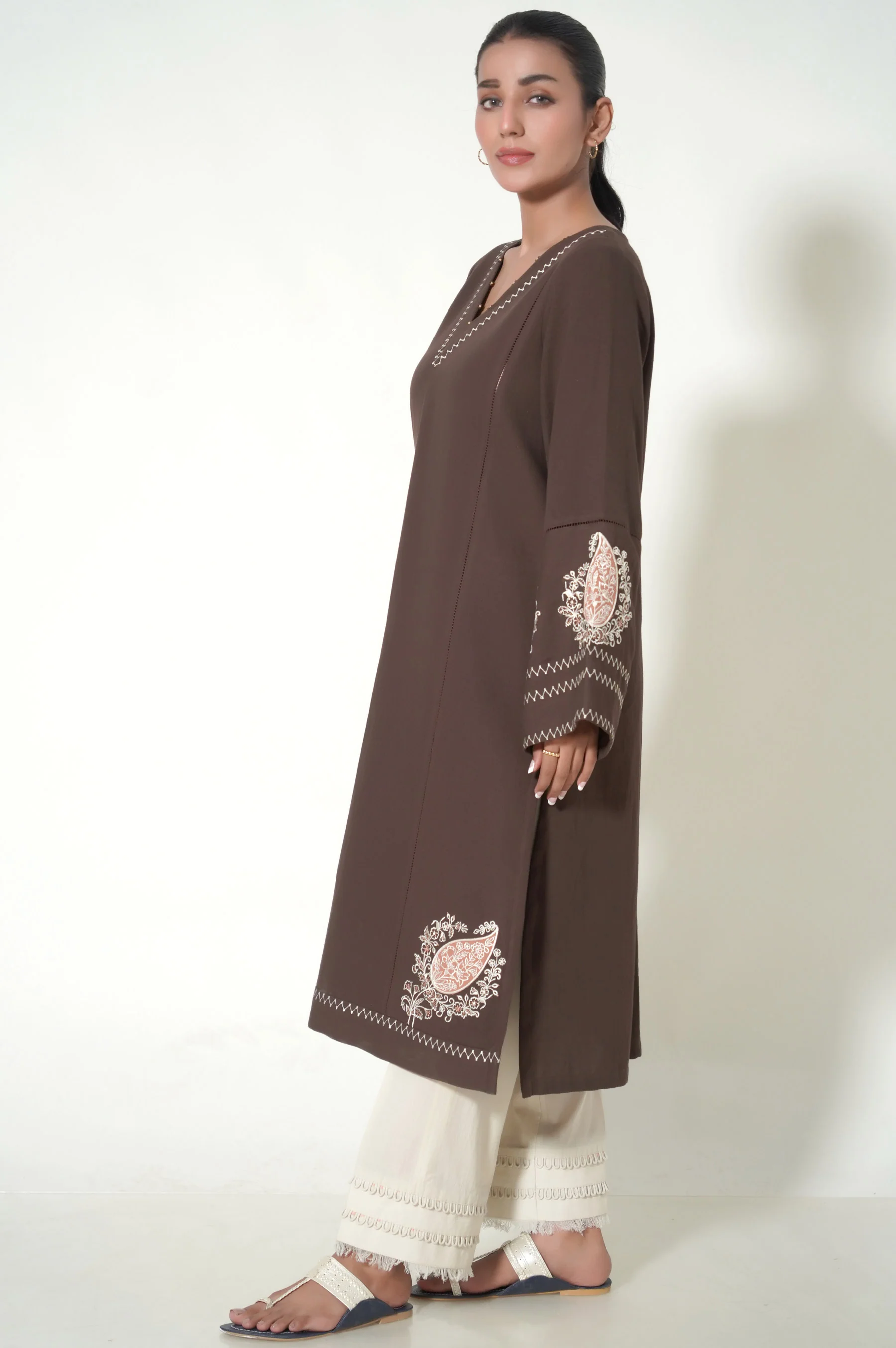 STITCHED EMBROIDERED SHIRT - Image 3