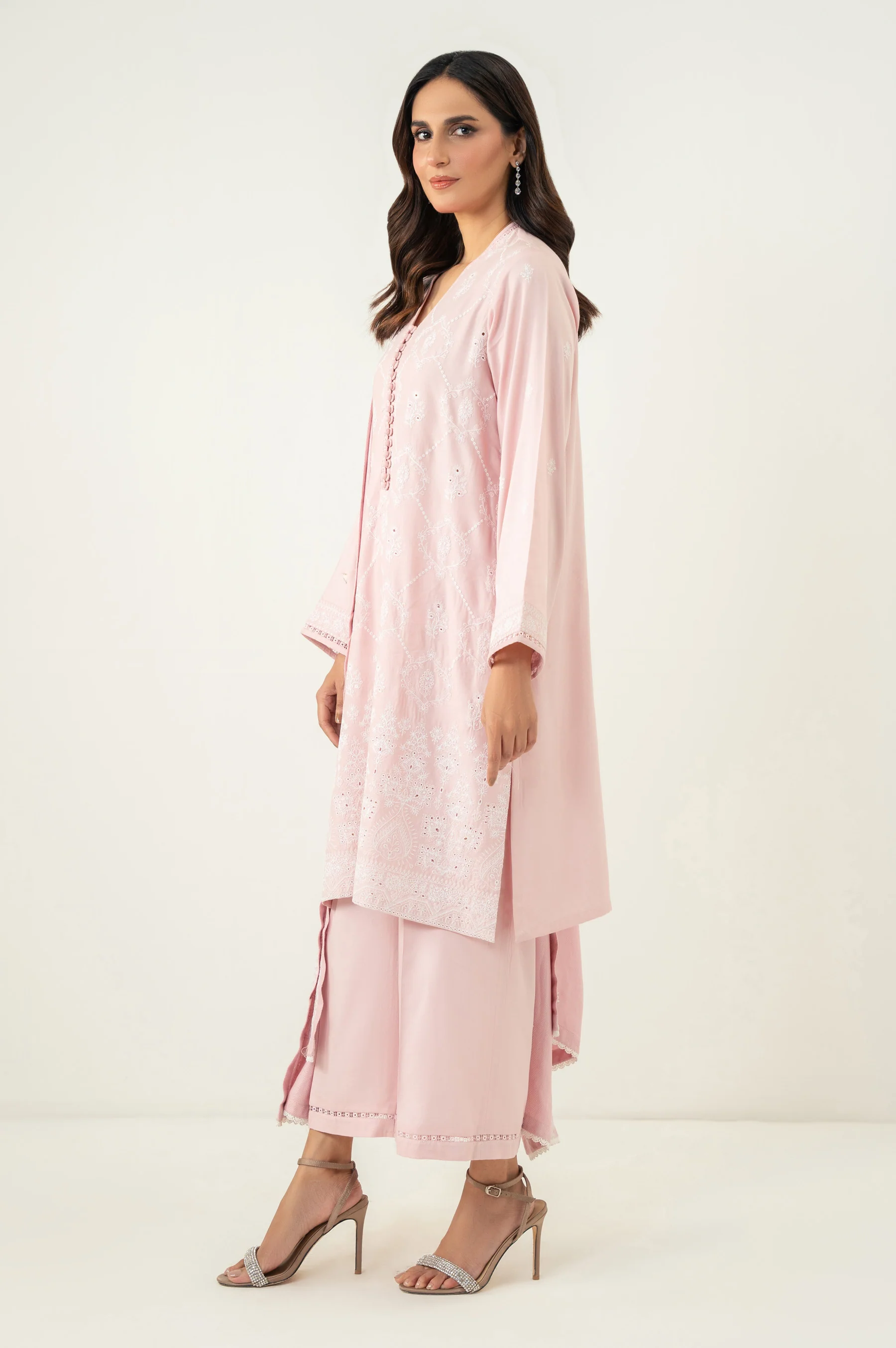 STITCHED CHIKANKARI SUIT - Image 4