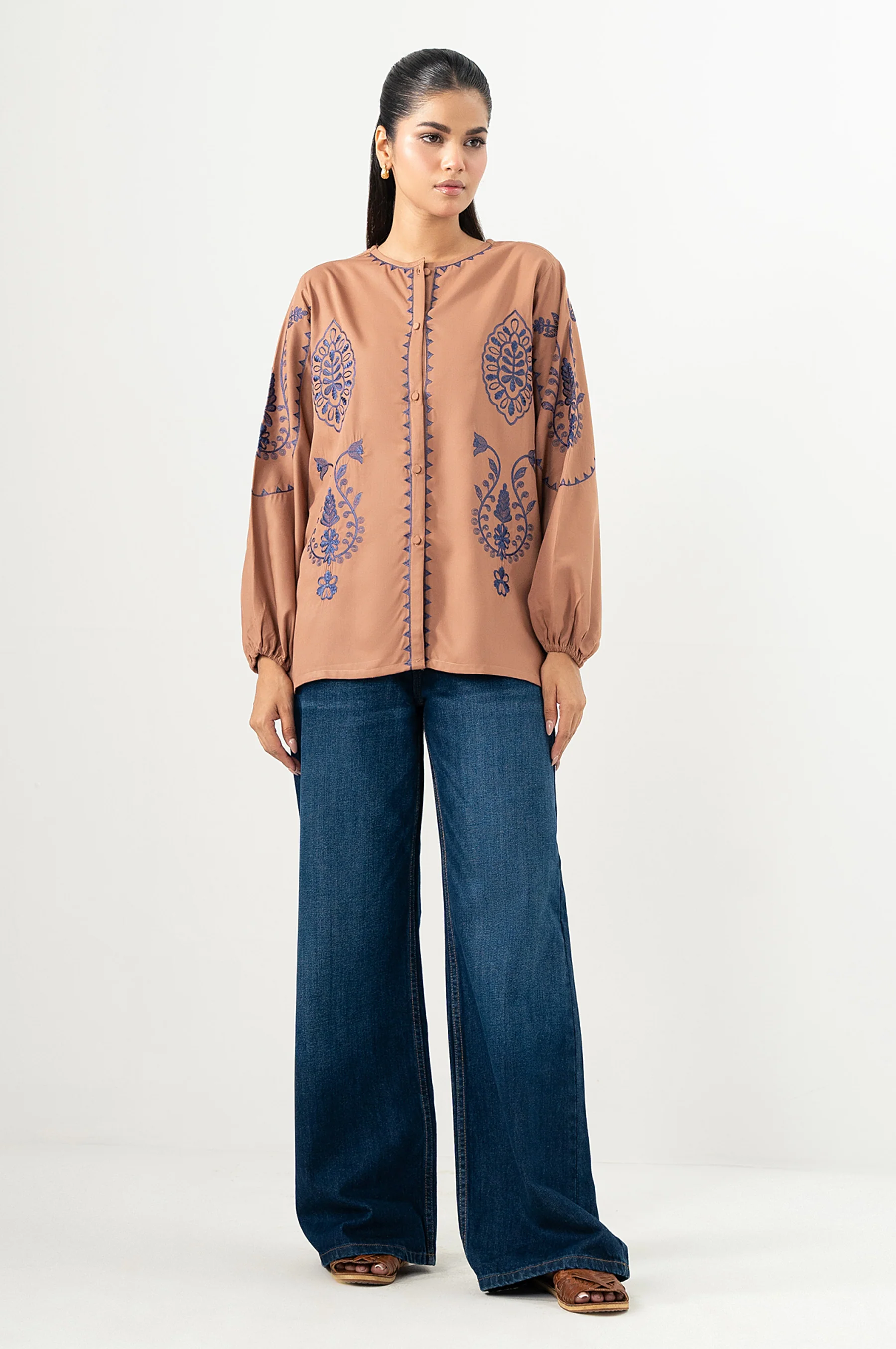 EMBROIDERED FABRON TOP - Image 2