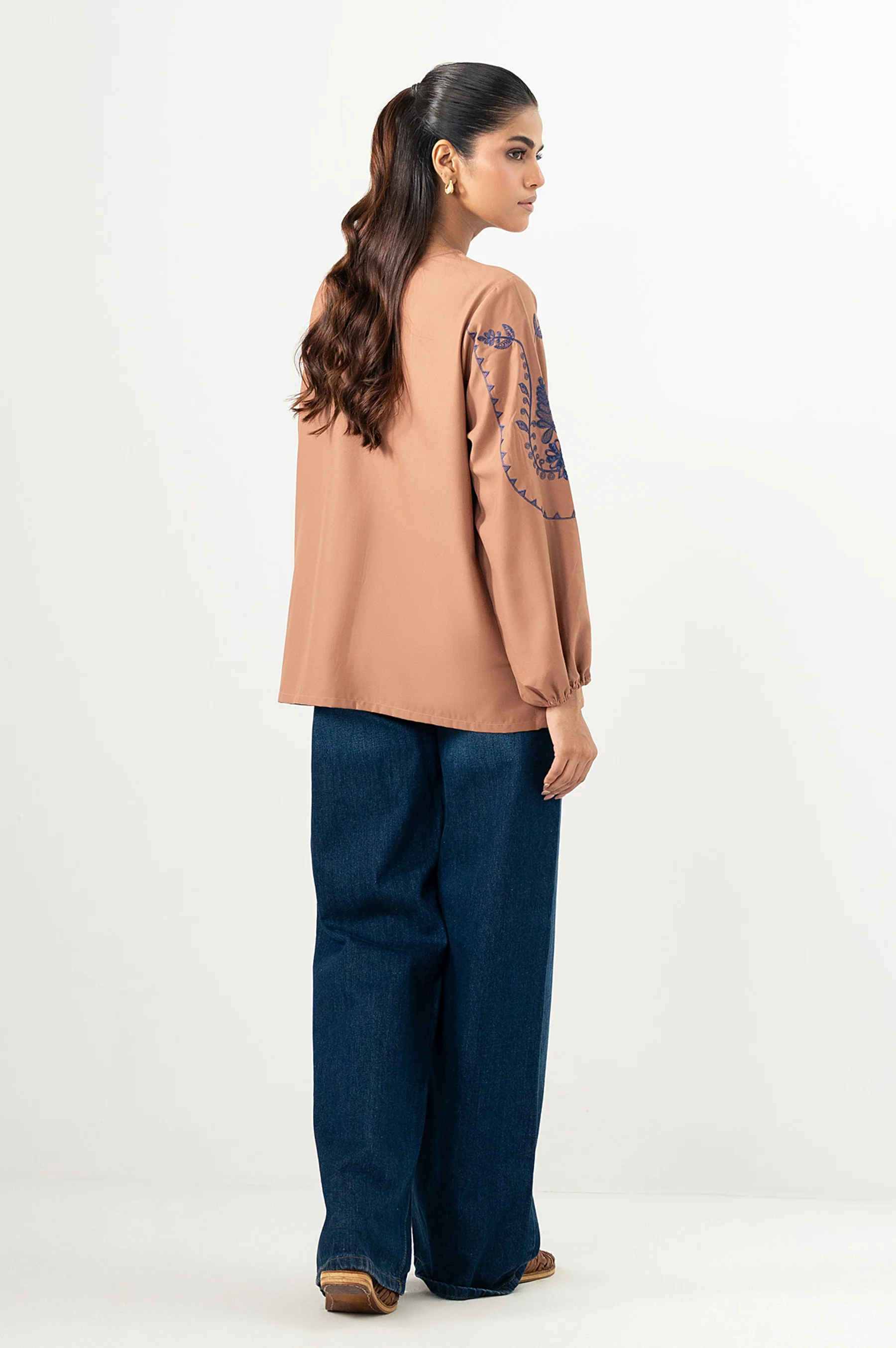 EMBROIDERED FABRON TOP - Image 4