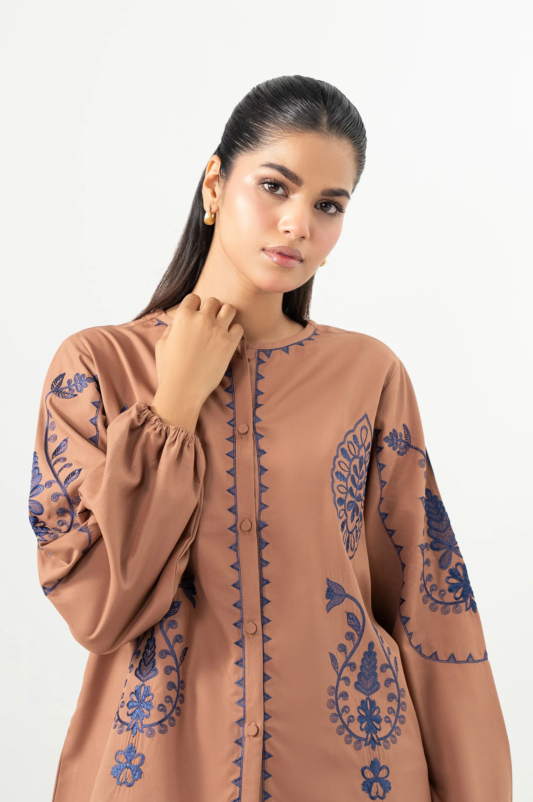 EMBROIDERED FABRON TOP - Image 5