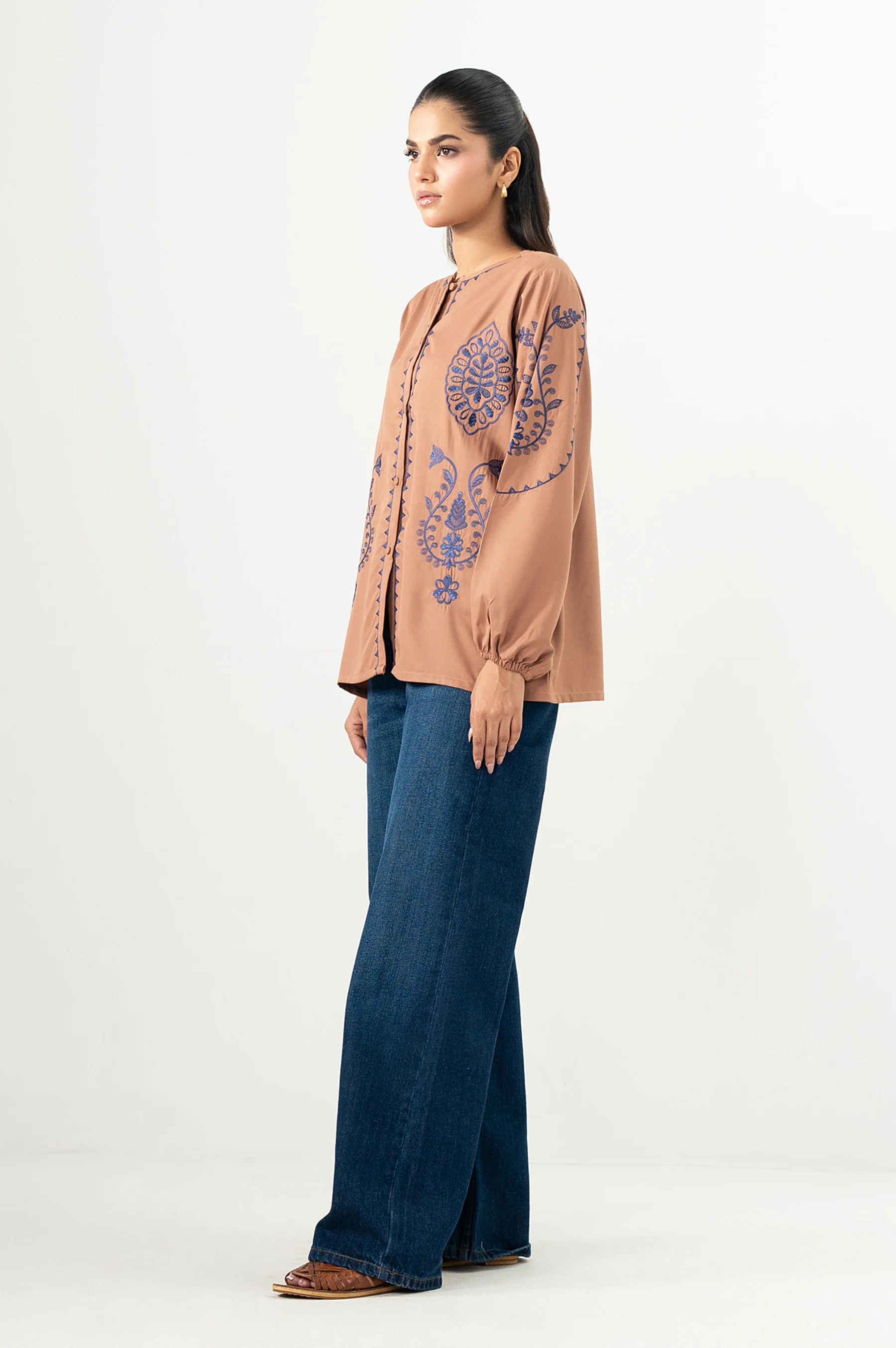EMBROIDERED FABRON TOP - Image 6