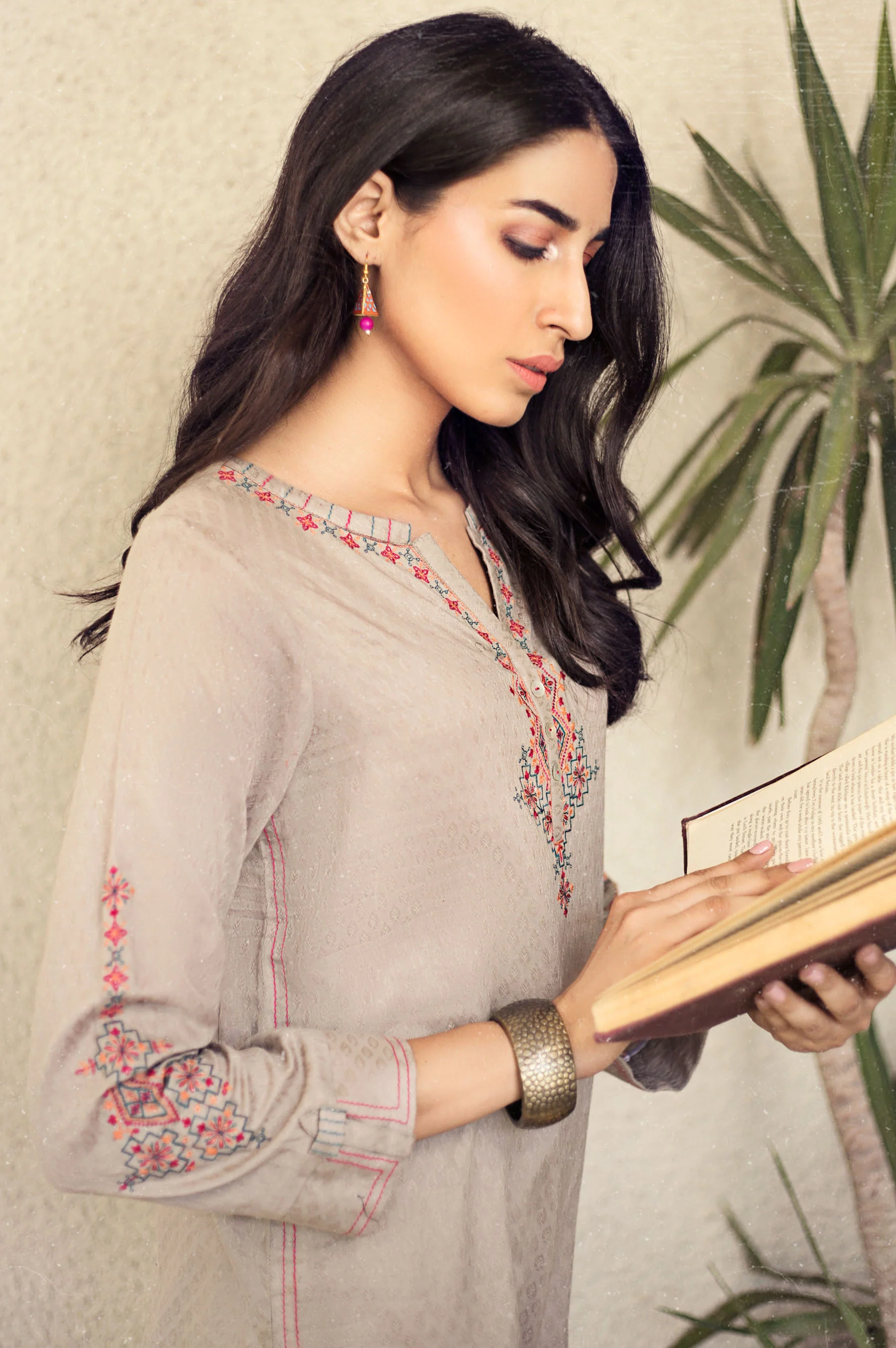 Stitched 1 Piece Embroidered Shirt