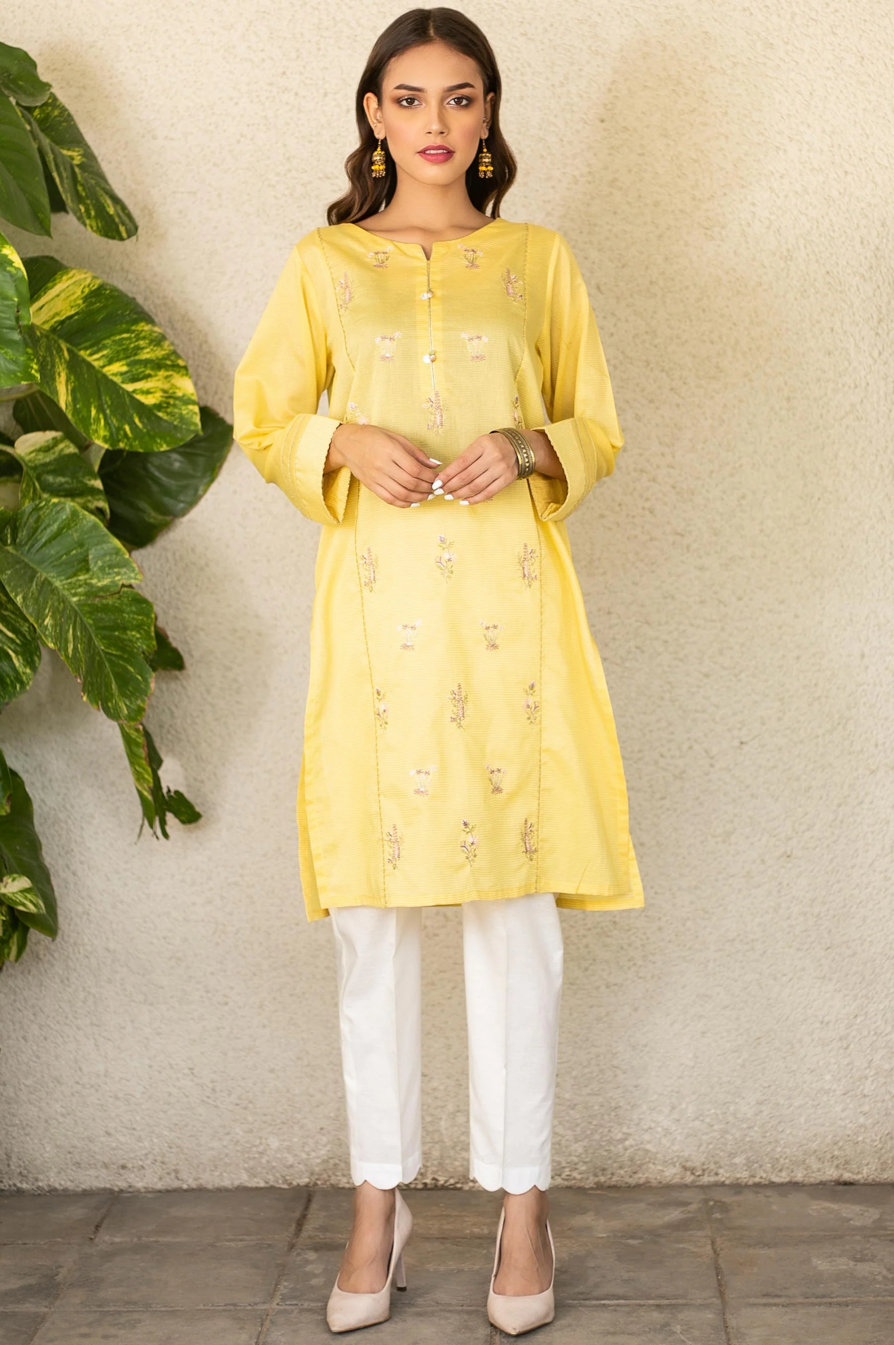 Stitched 1 Piece Embroidered Shirt