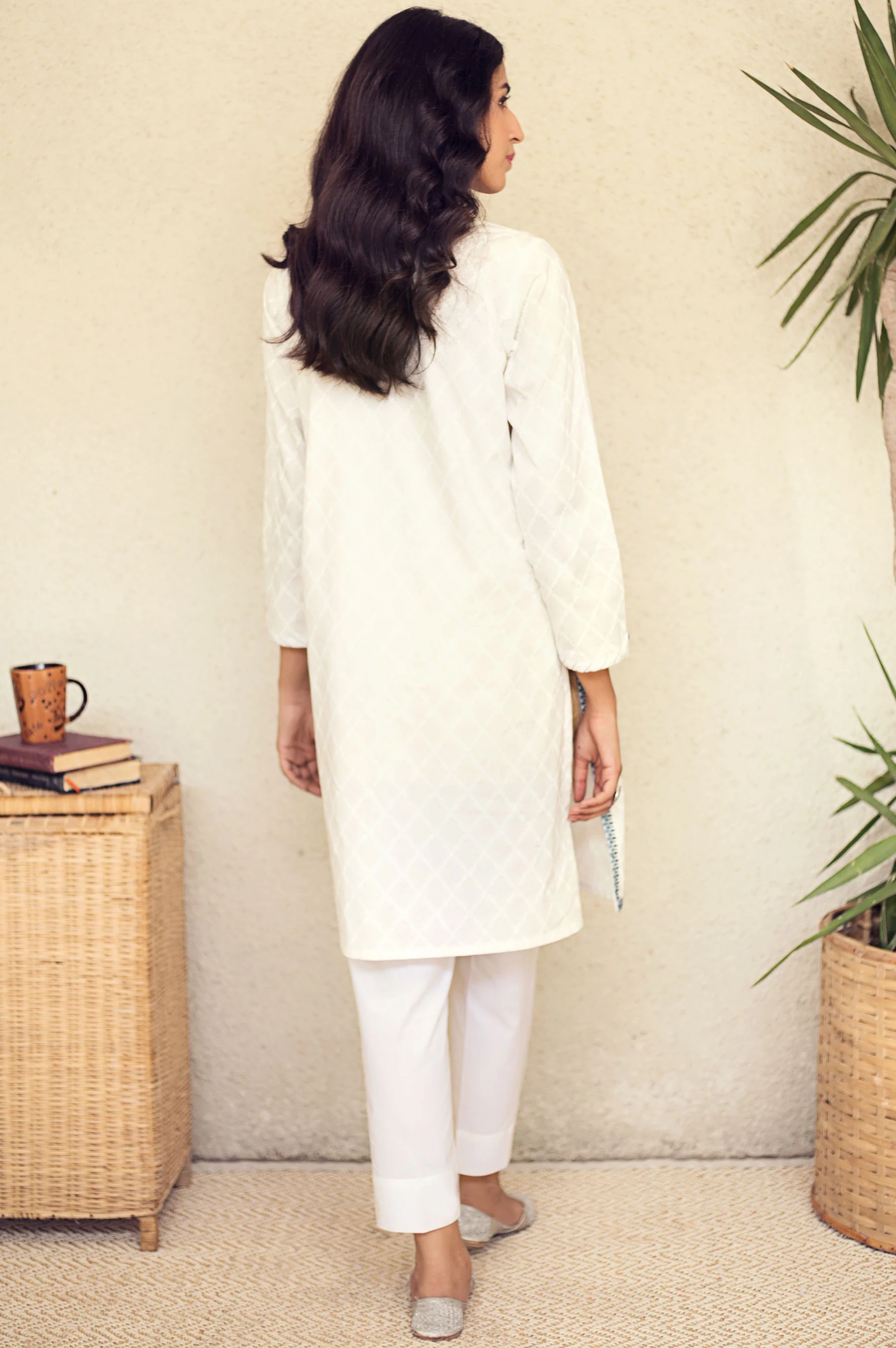 Stitched 1 Piece Embroidered Shirt - Image 4